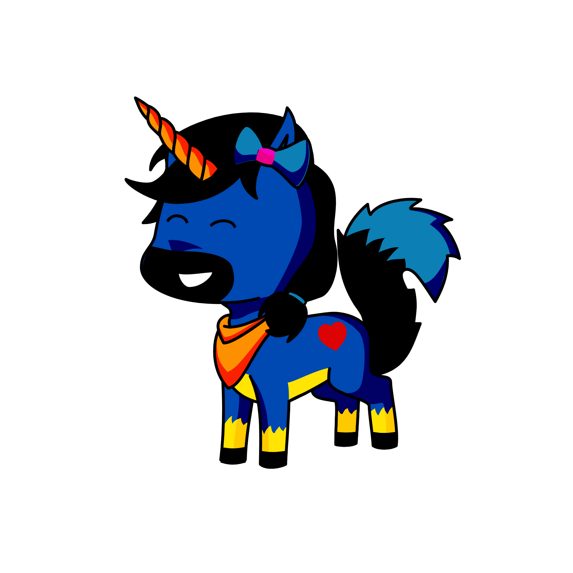 old man, the unicorn