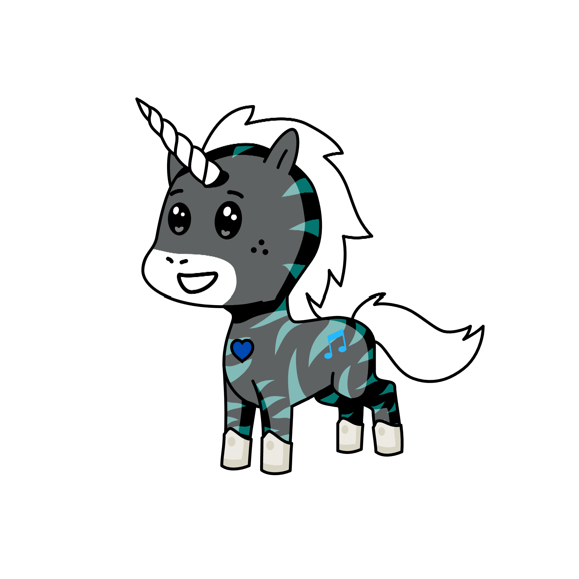 Dance the night away, the unicorn