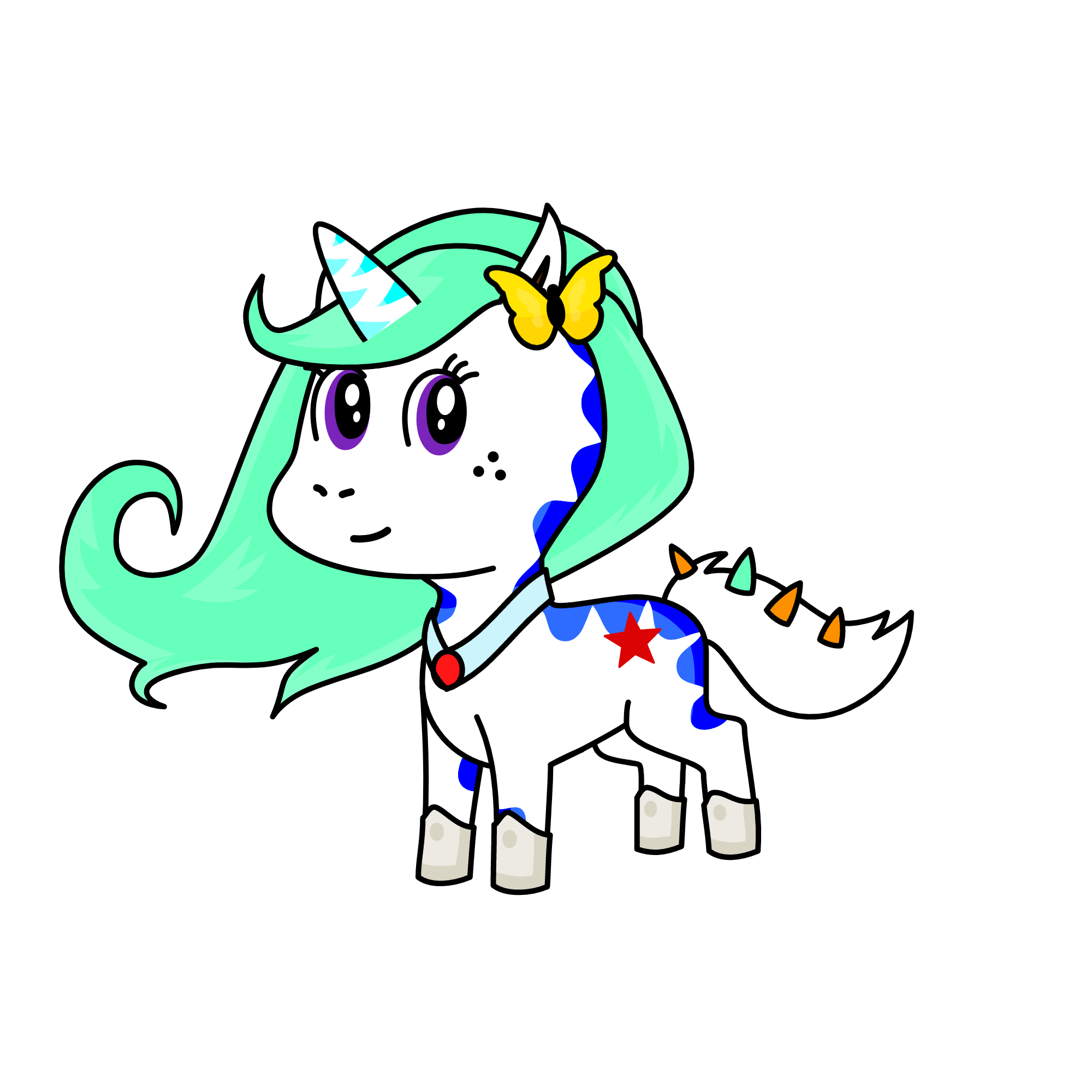 princess, the unicorn