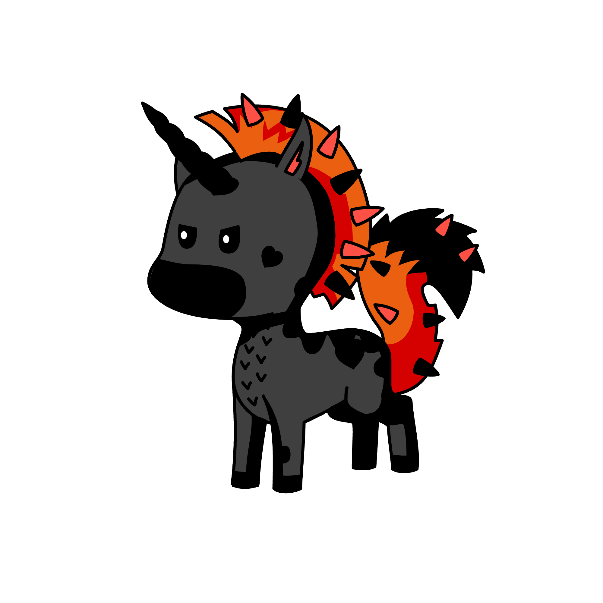 EMO BOY, the unicorn