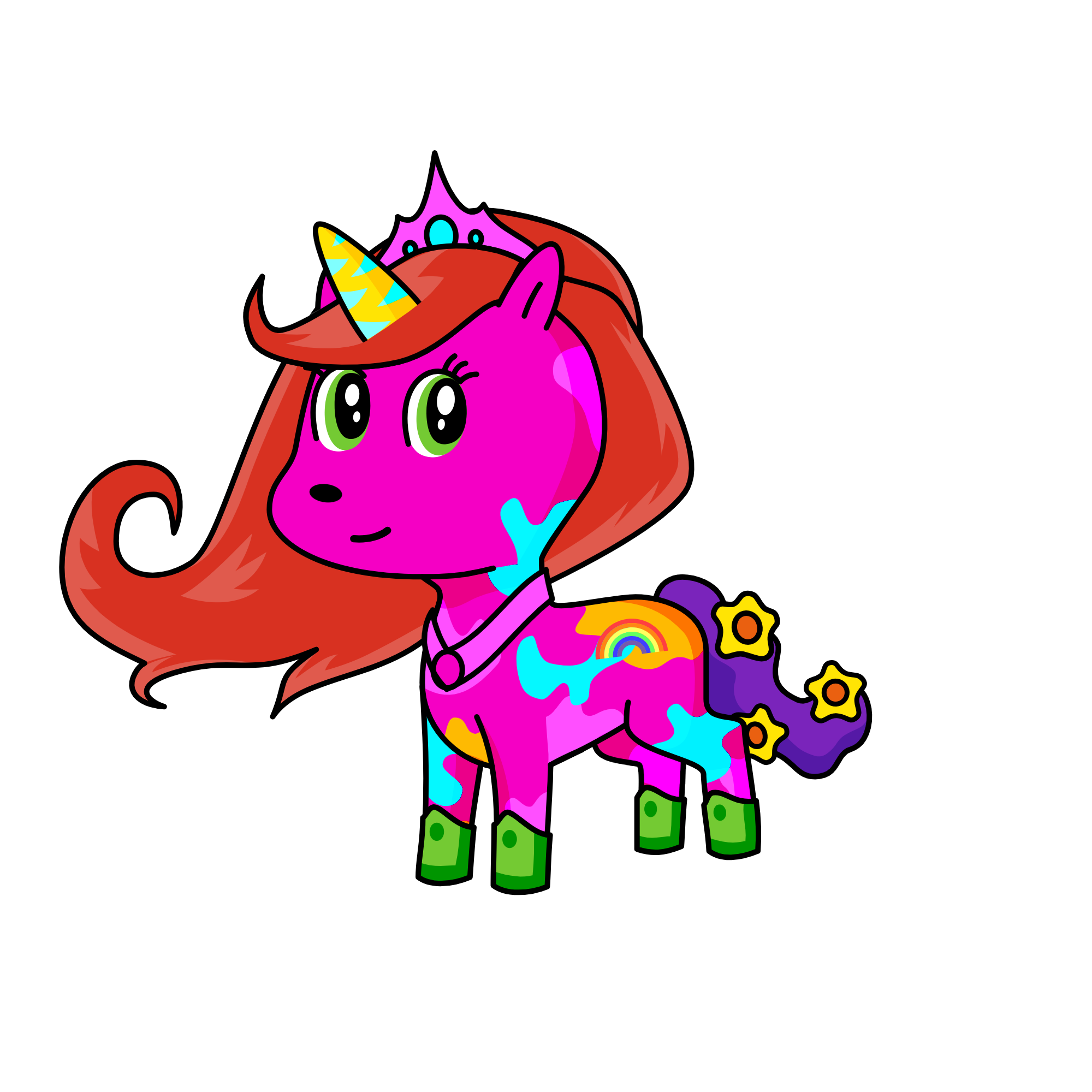 peachlove, the unicorn