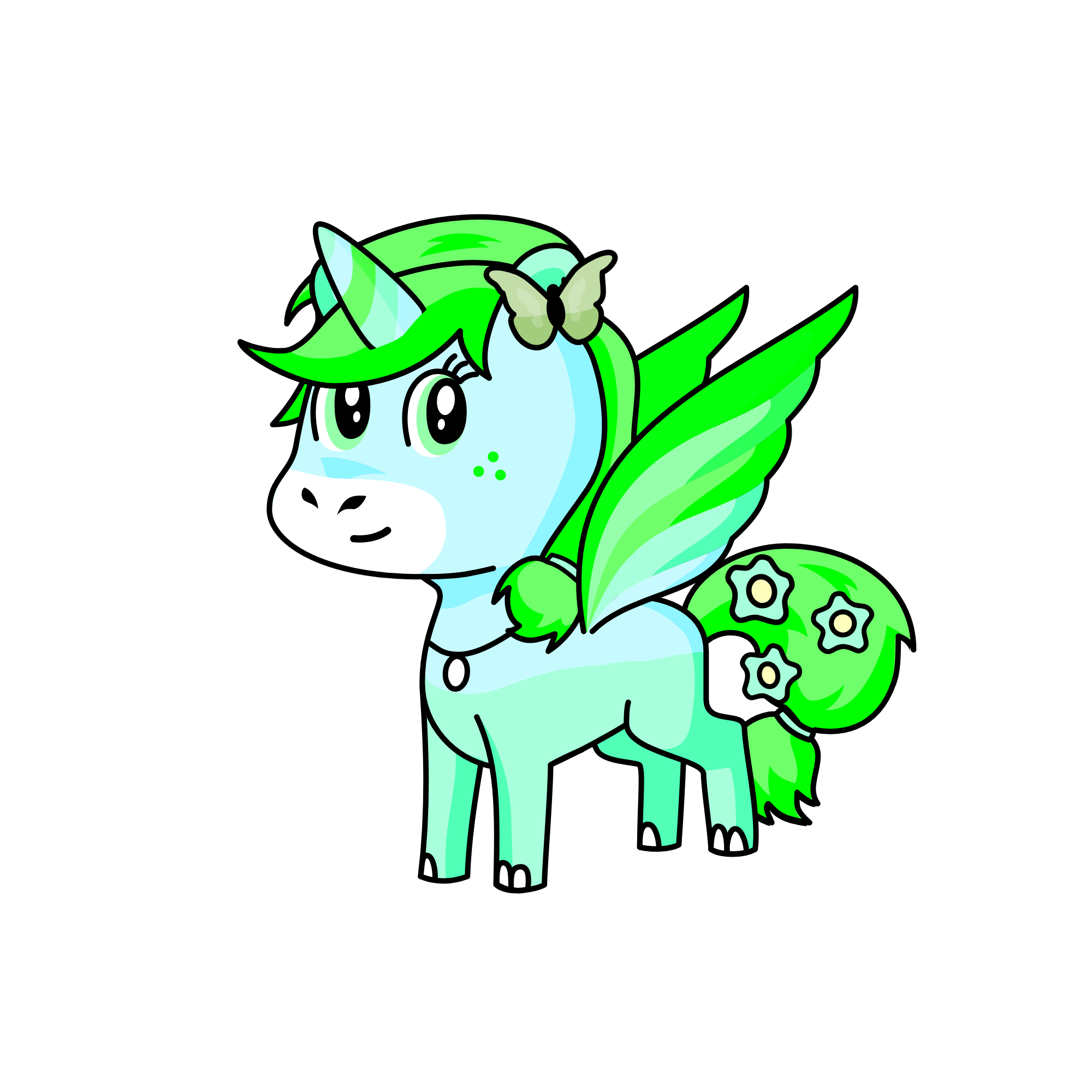 emerald harmony, the unicorn