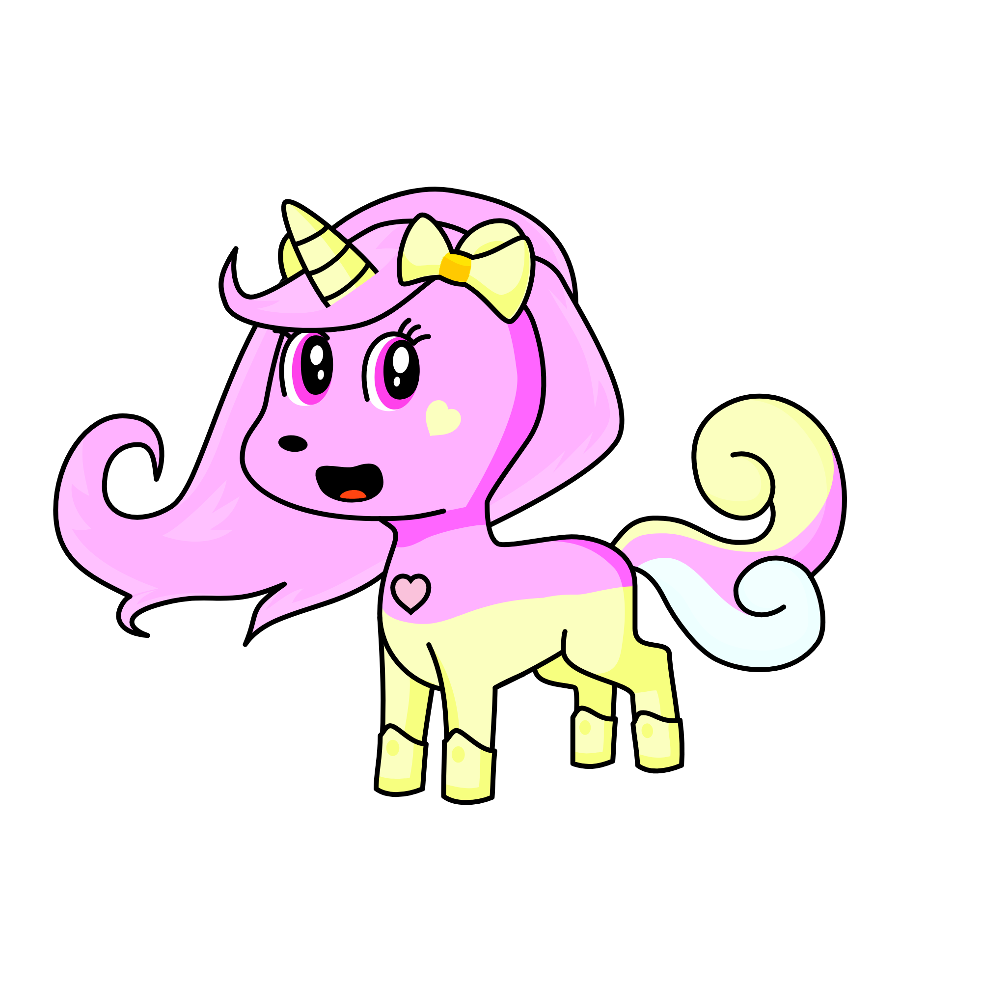 MY MELODY AS A UNICORN, the unicorn