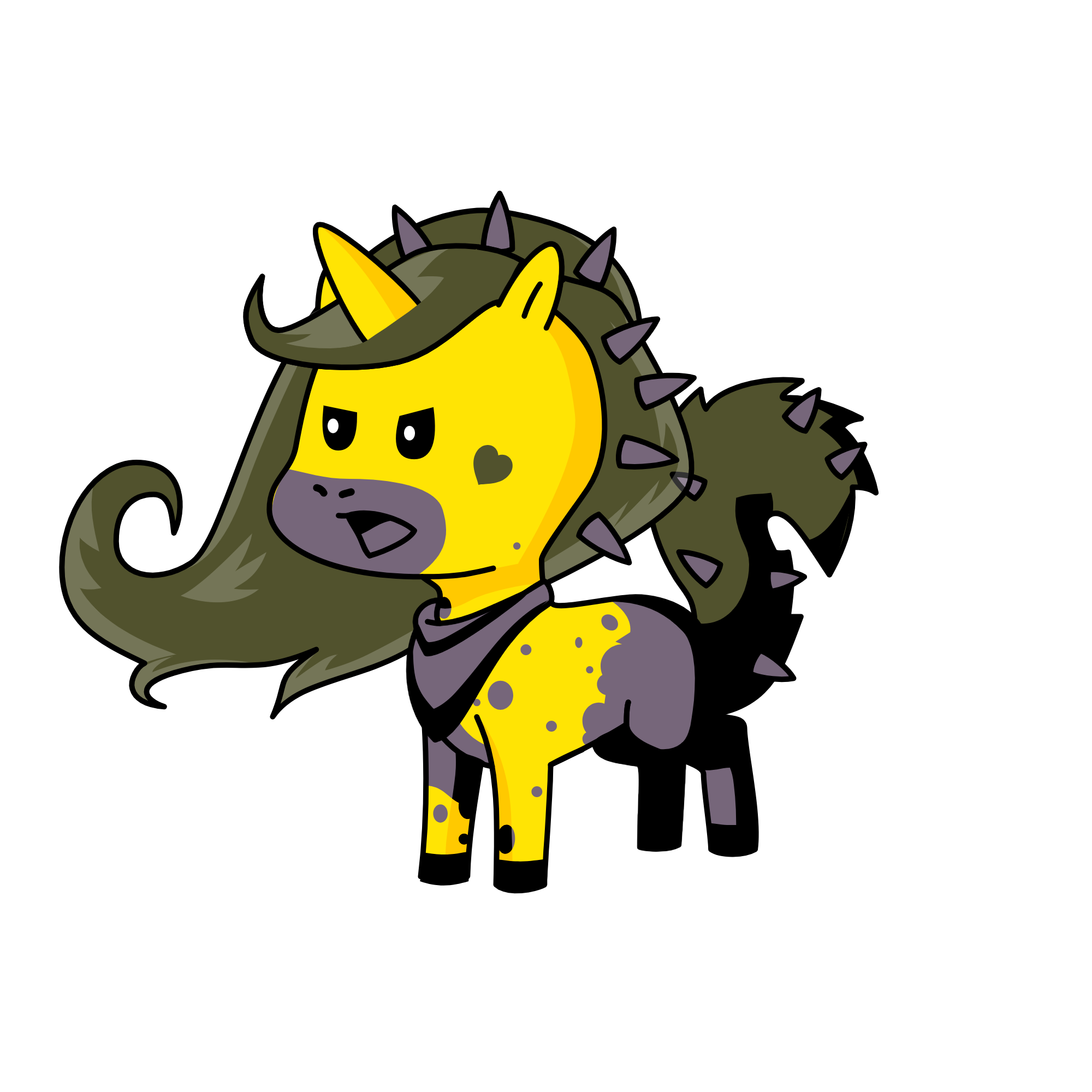 yyellow, the unicorn