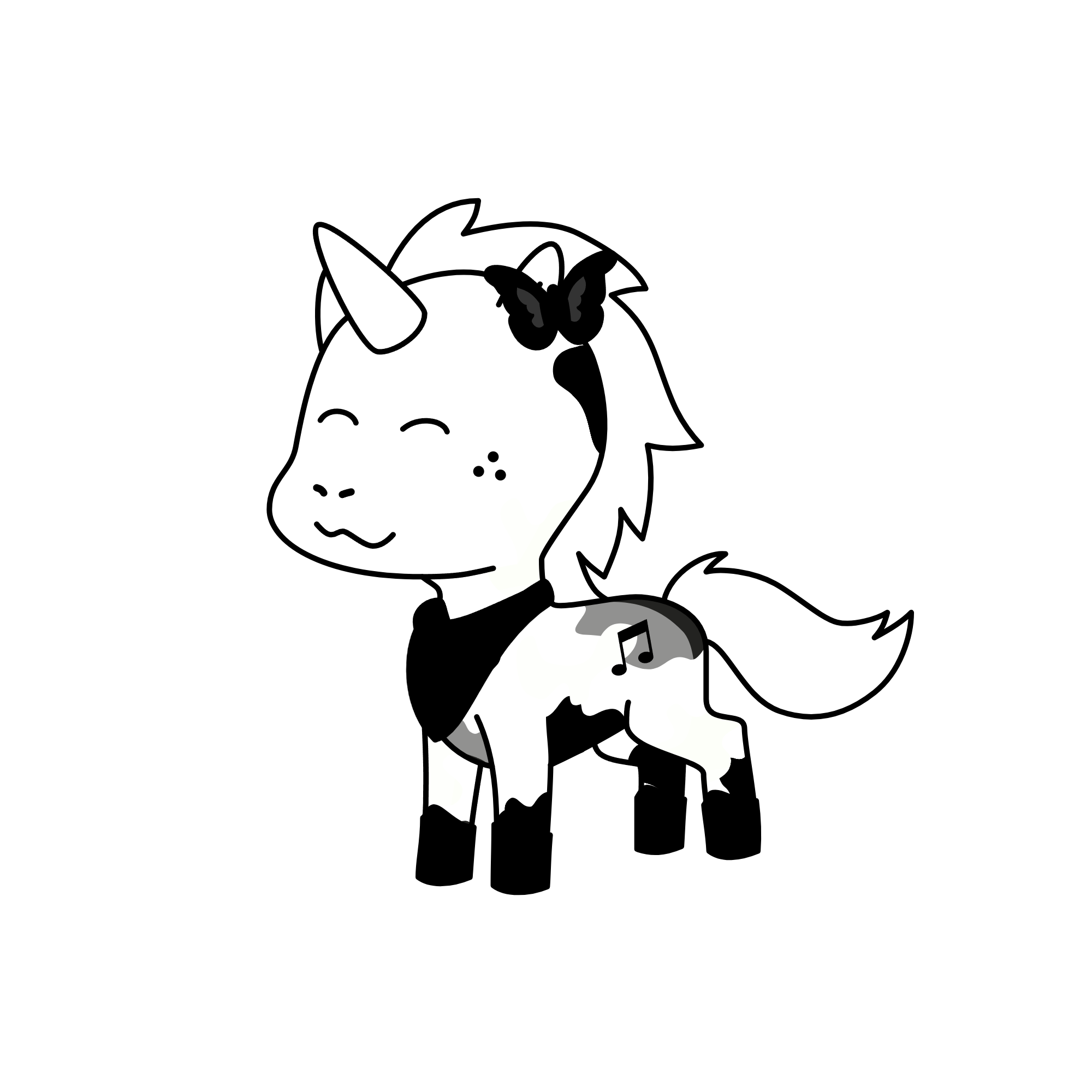 Doodly, the unicorn