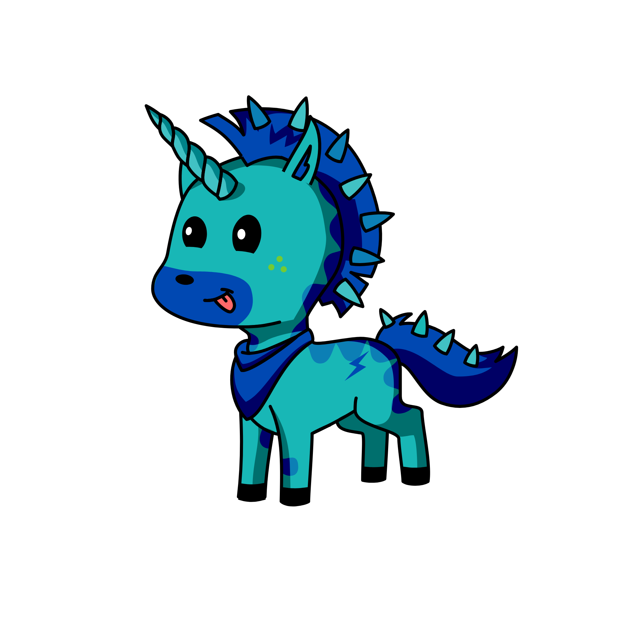 BLU DAS, the unicorn