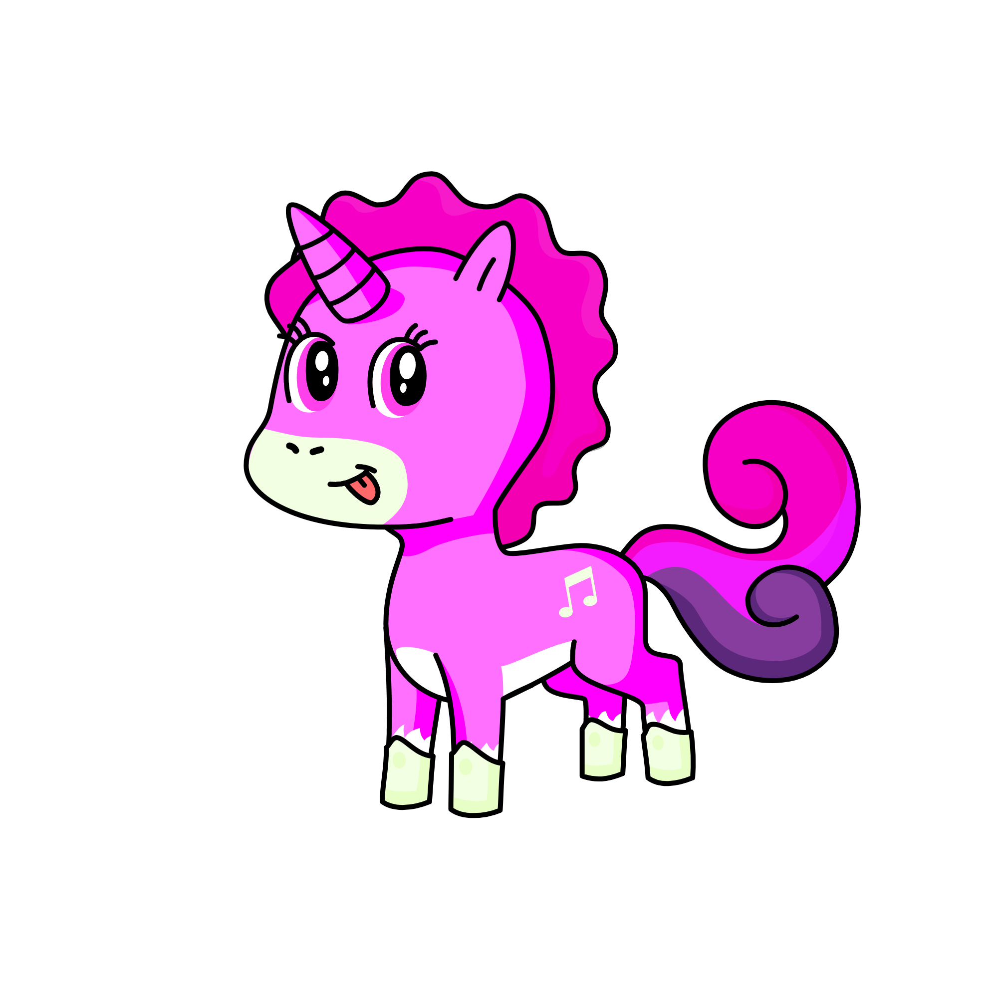 Pinky Pie, the unicorn
