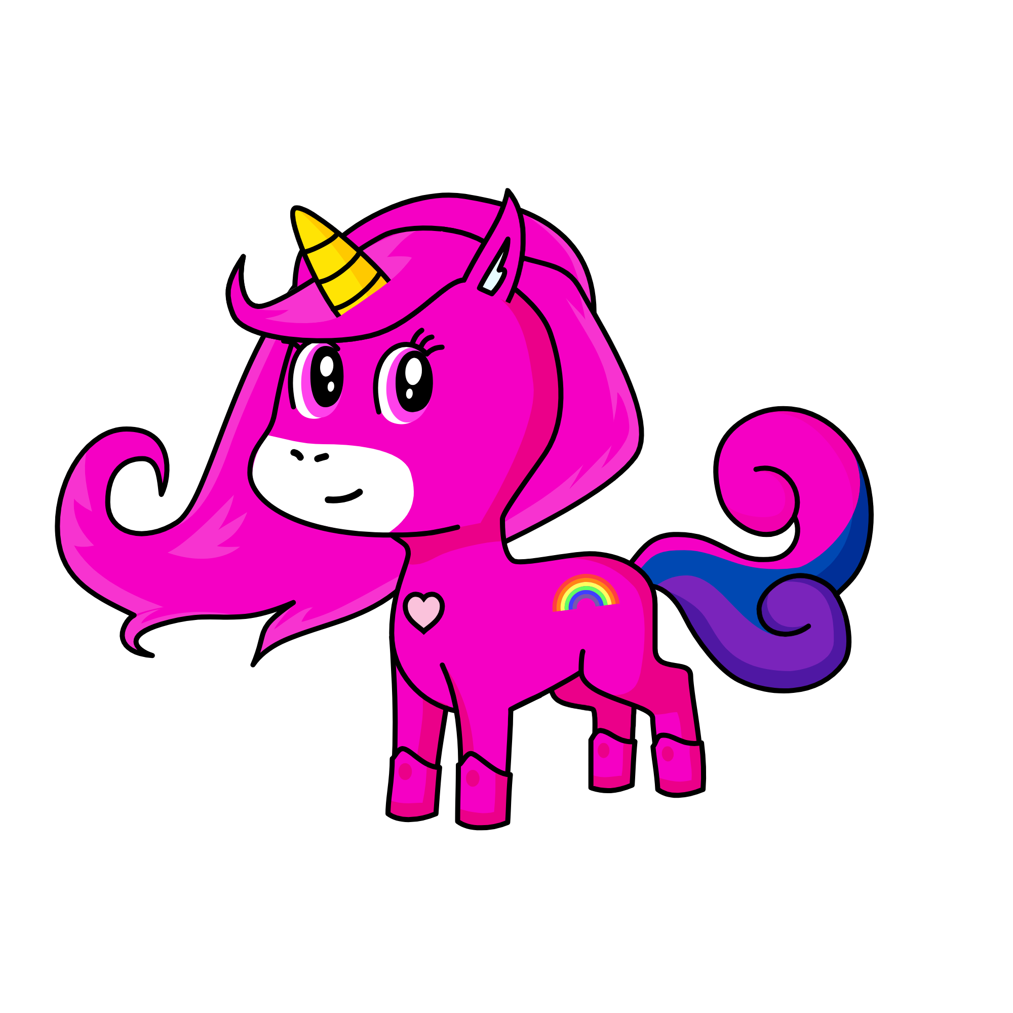 pig, the unicorn