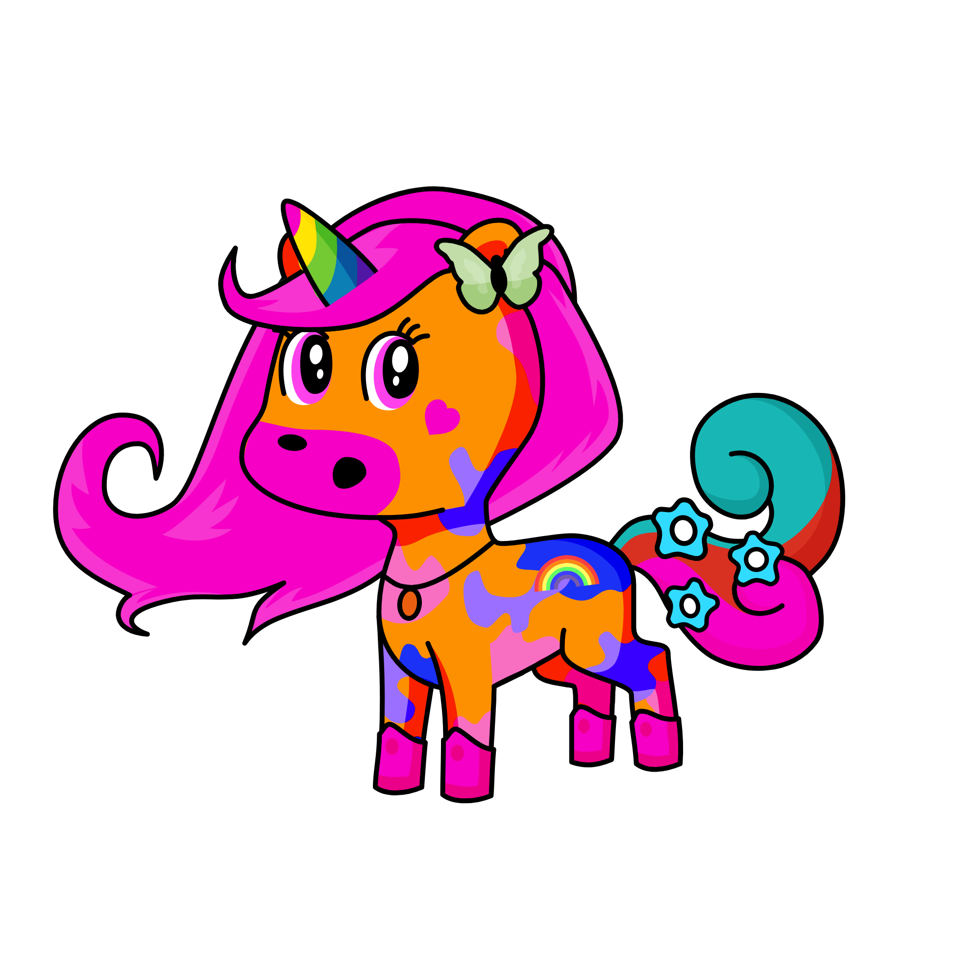 Julienne, the unicorn