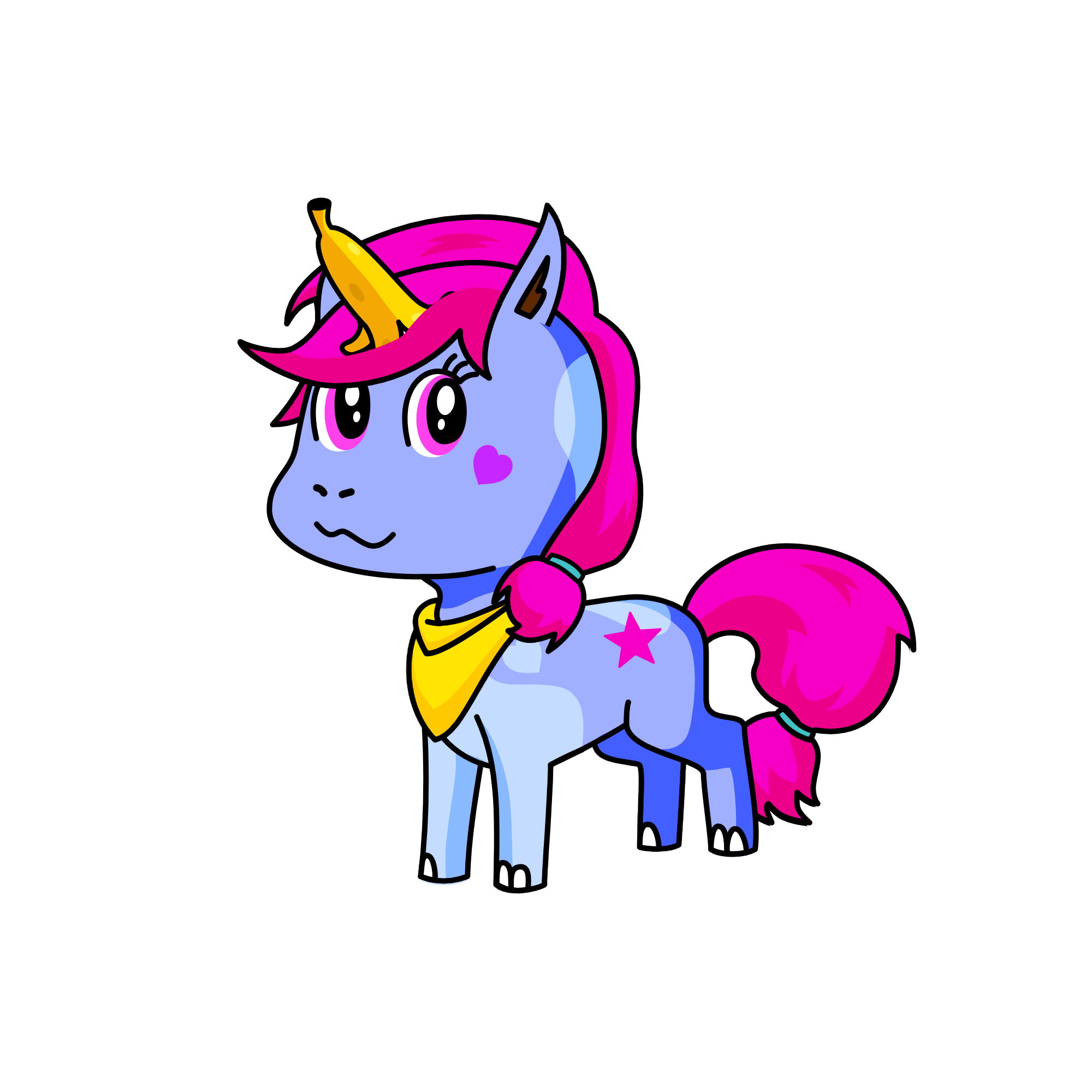 Georgia, the unicorn