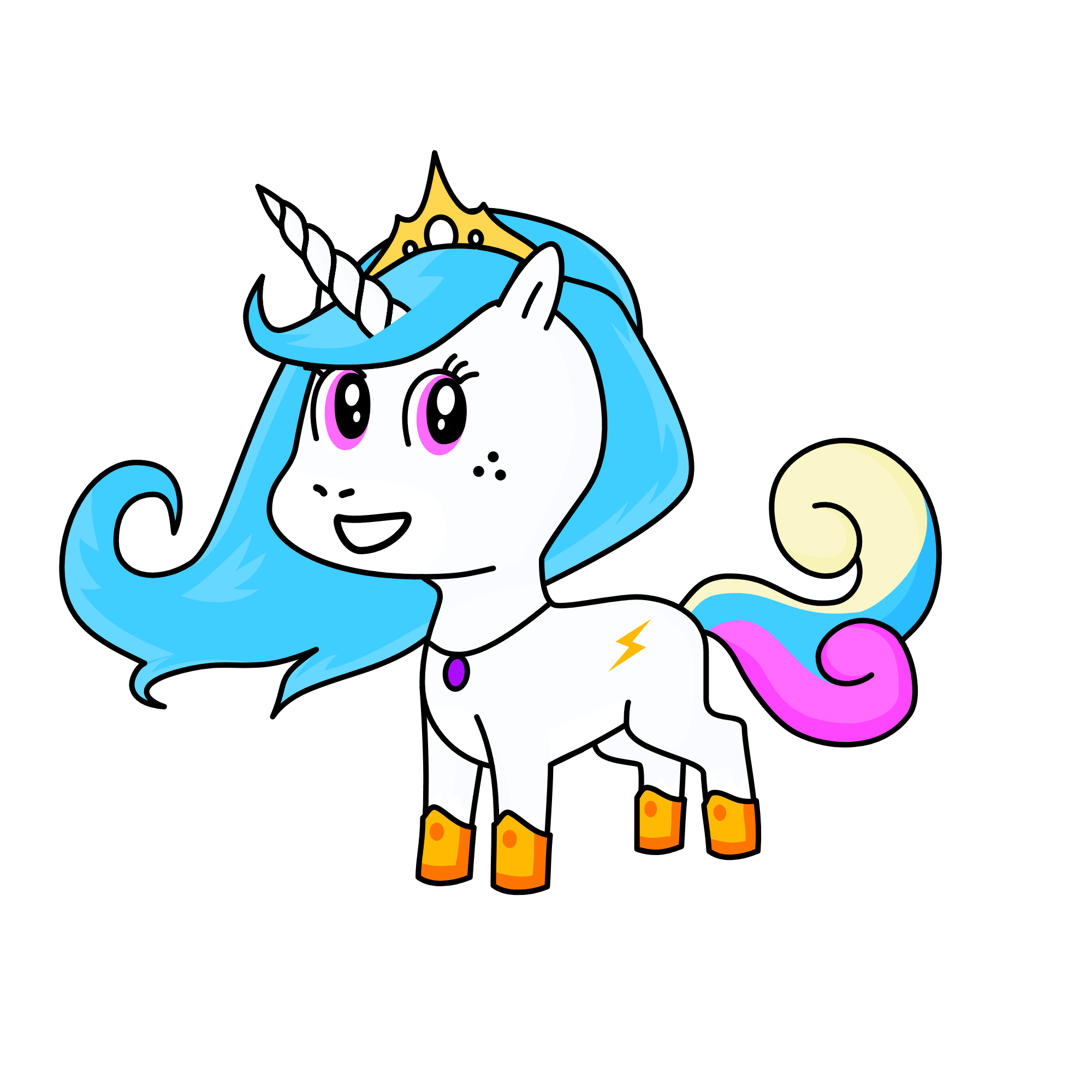 Princess Celestia, the unicorn