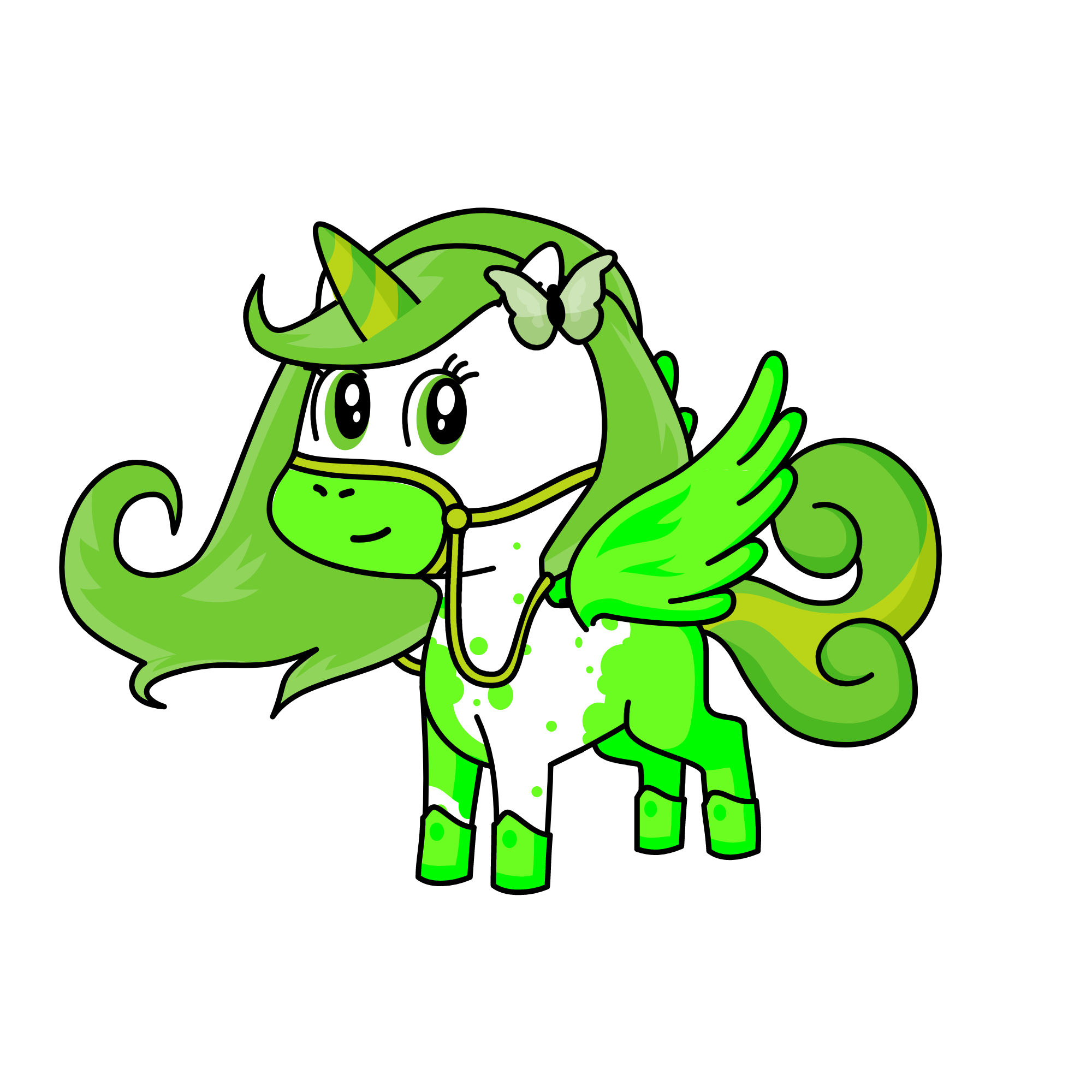 Clover 🍀, the unicorn
