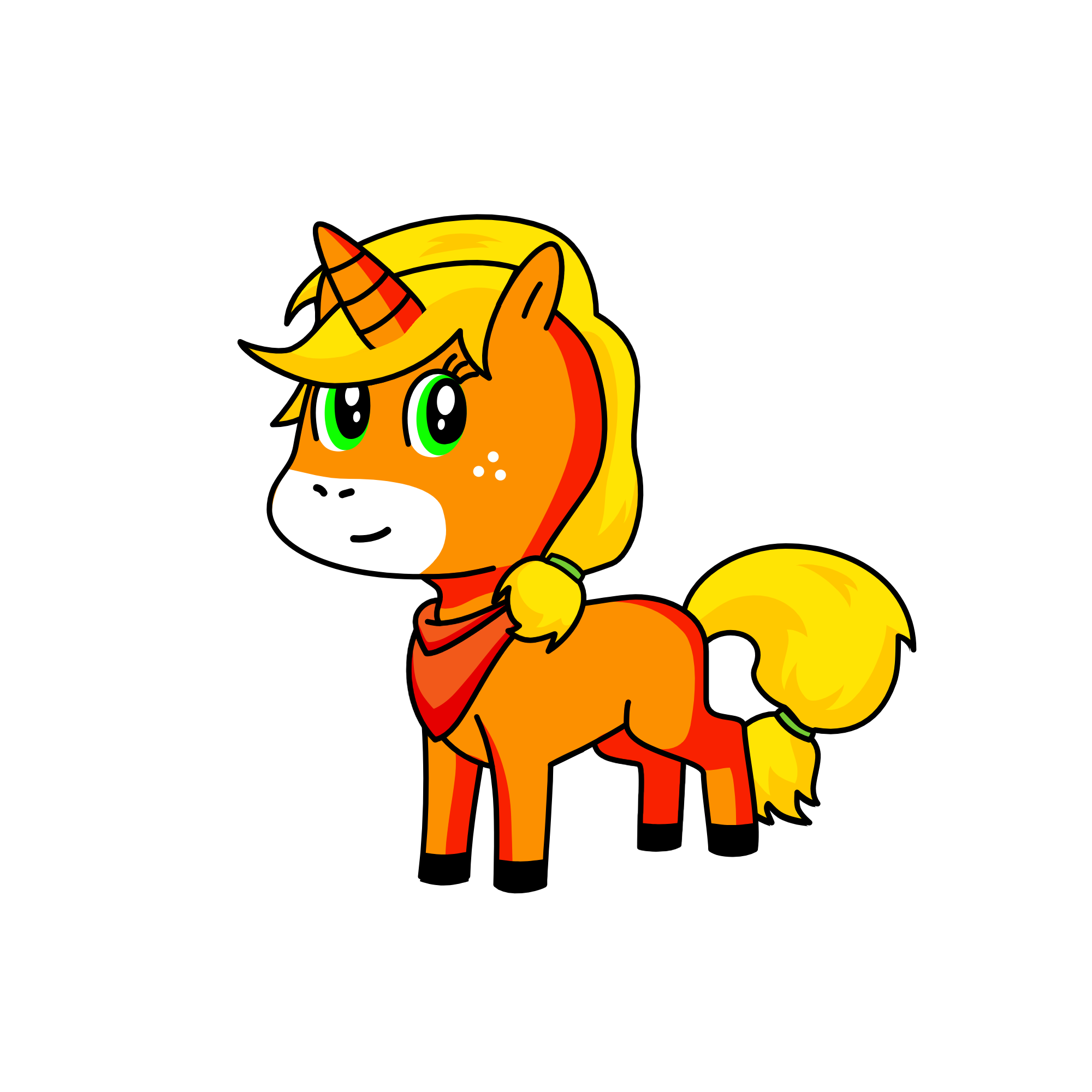 Applejack, the unicorn