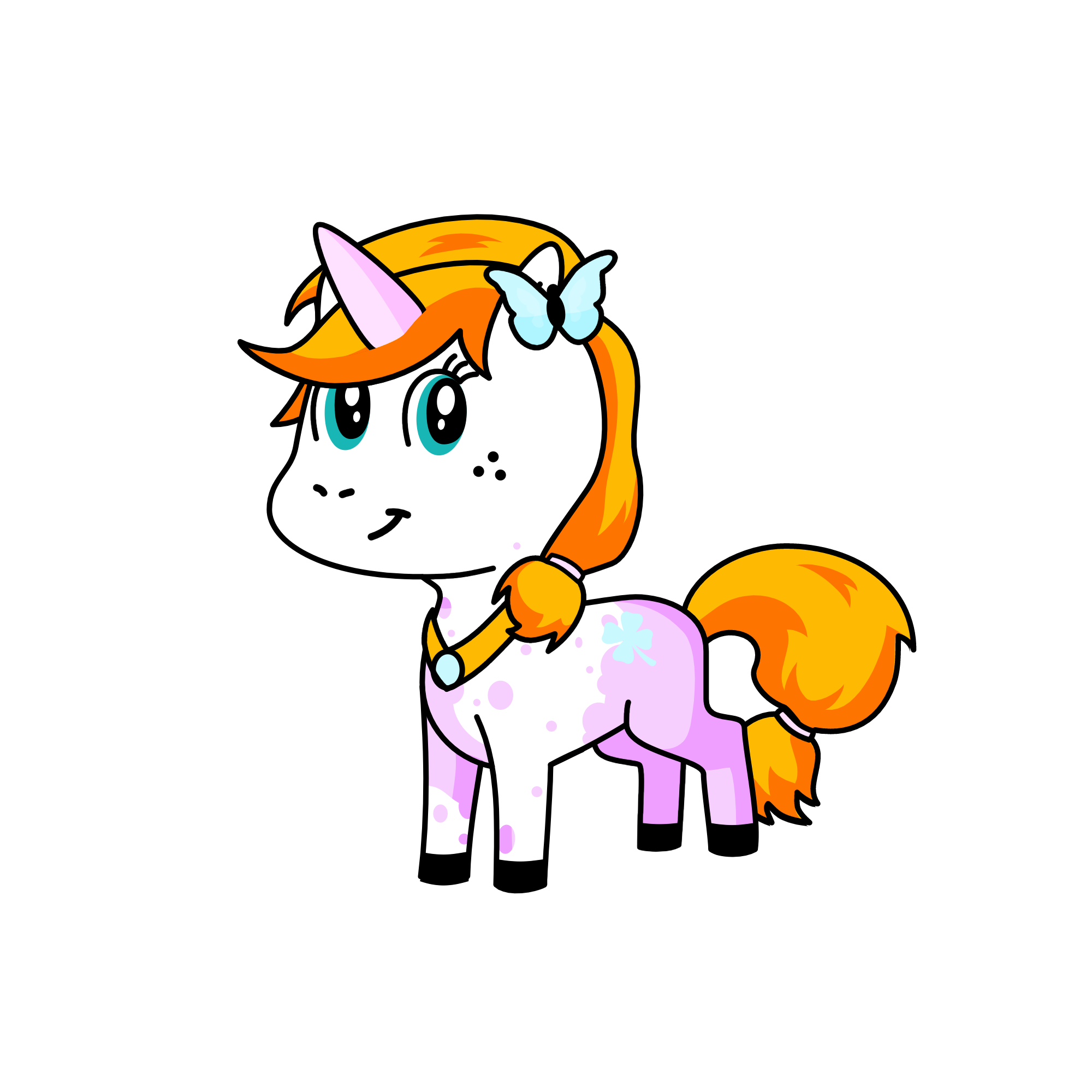 Buterfly , the unicorn