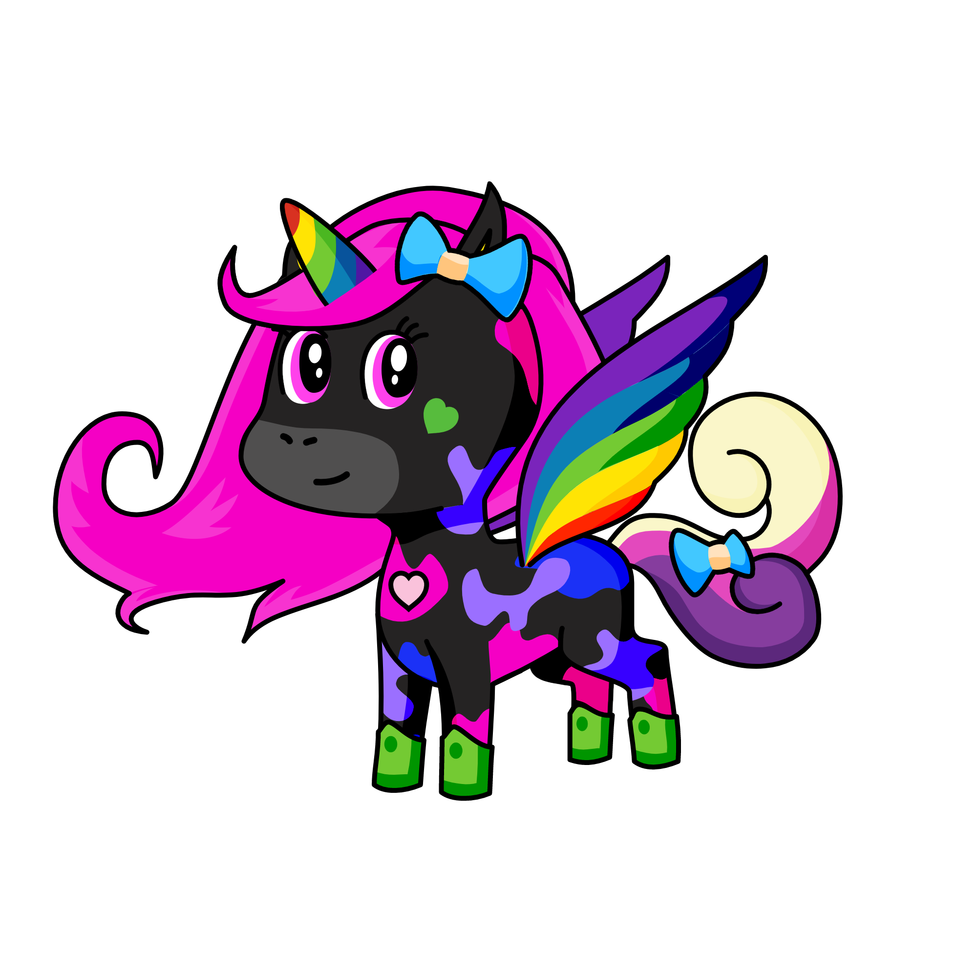 NightGlower, the unicorn