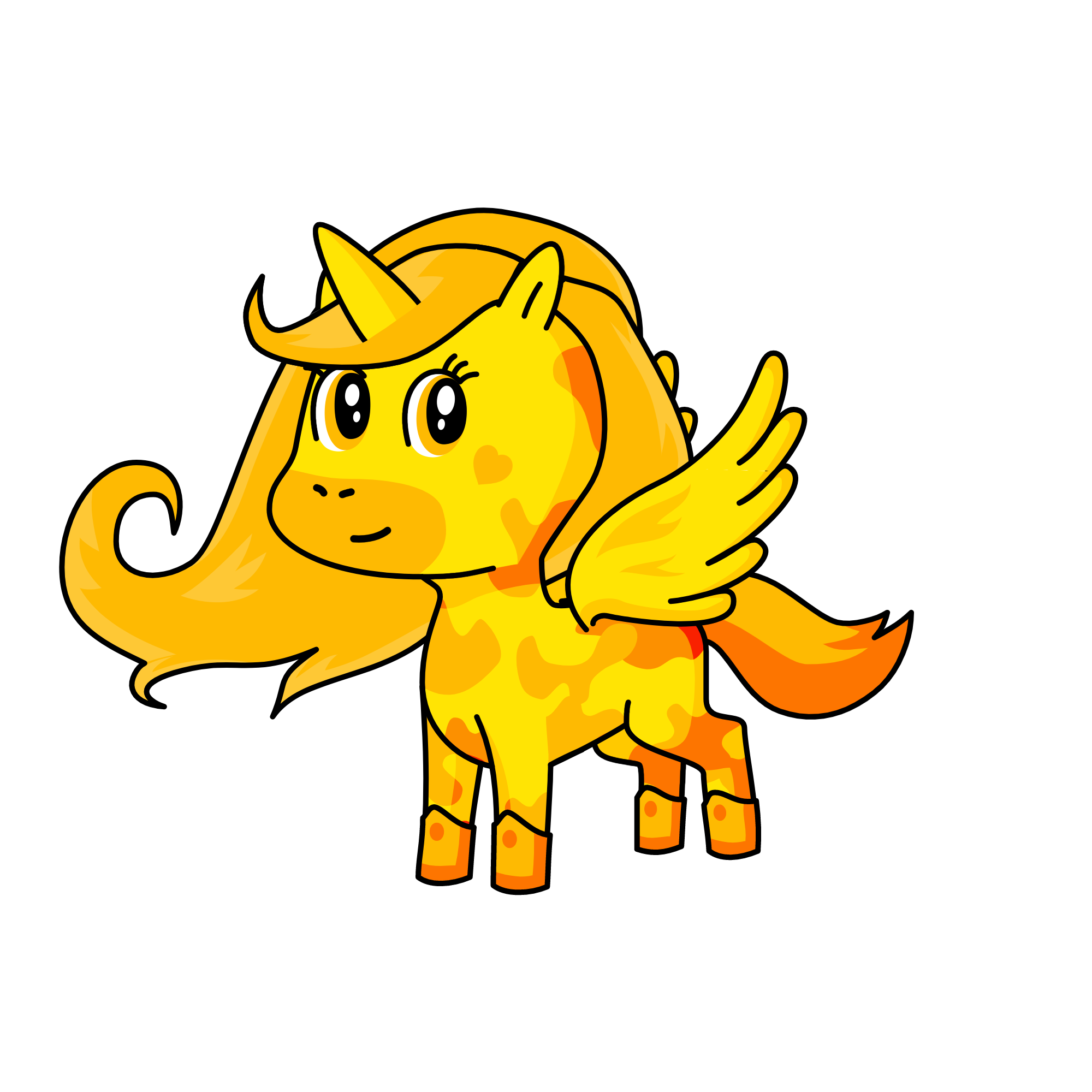 Sunshine, the unicorn