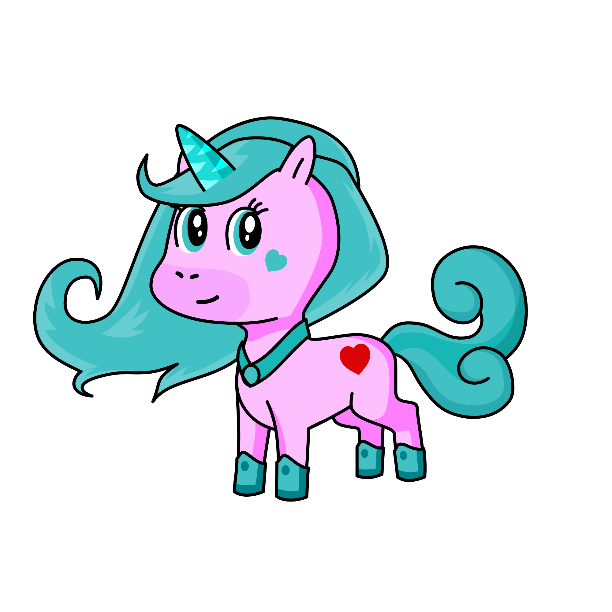 Misty, the unicorn