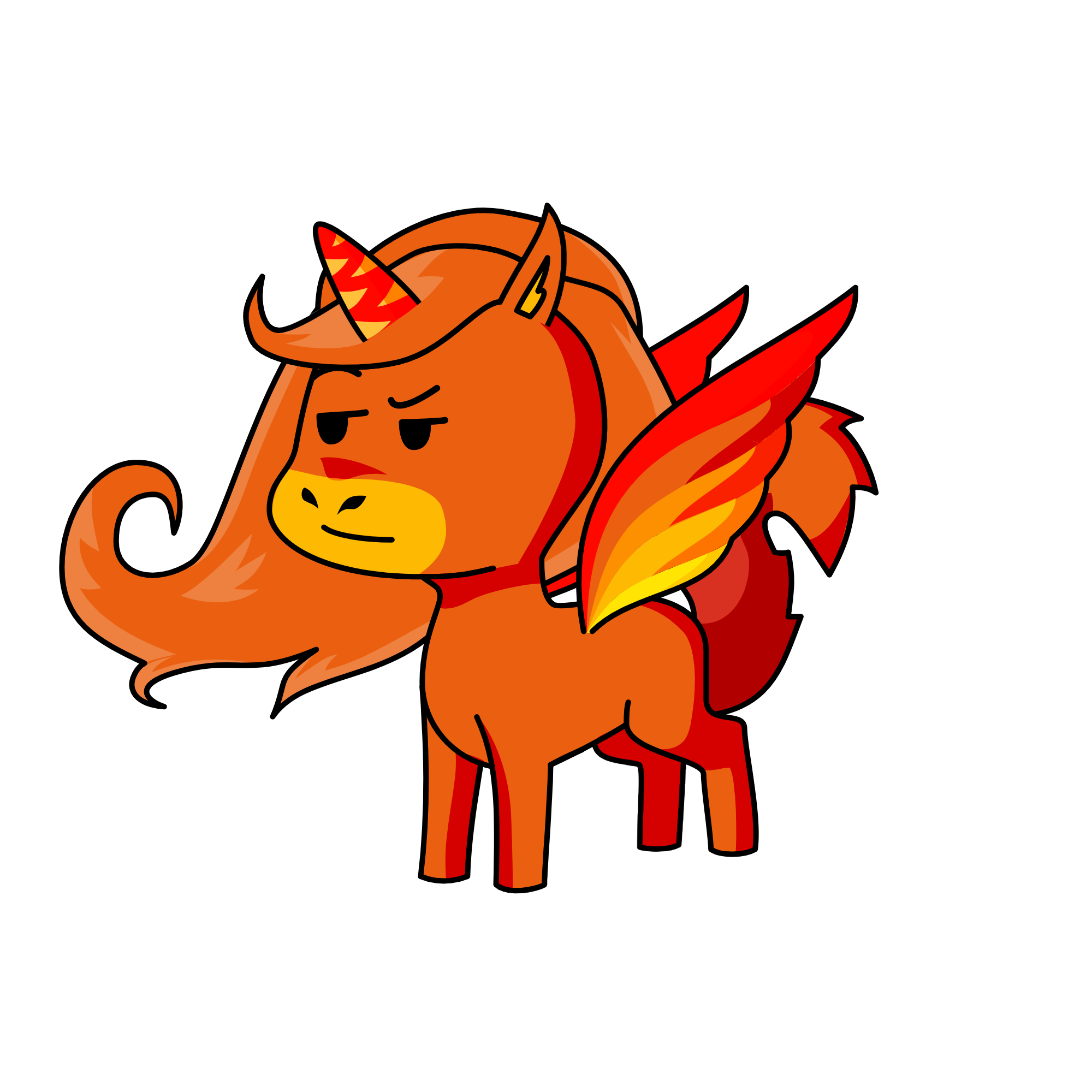 Ember Lumen, the unicorn