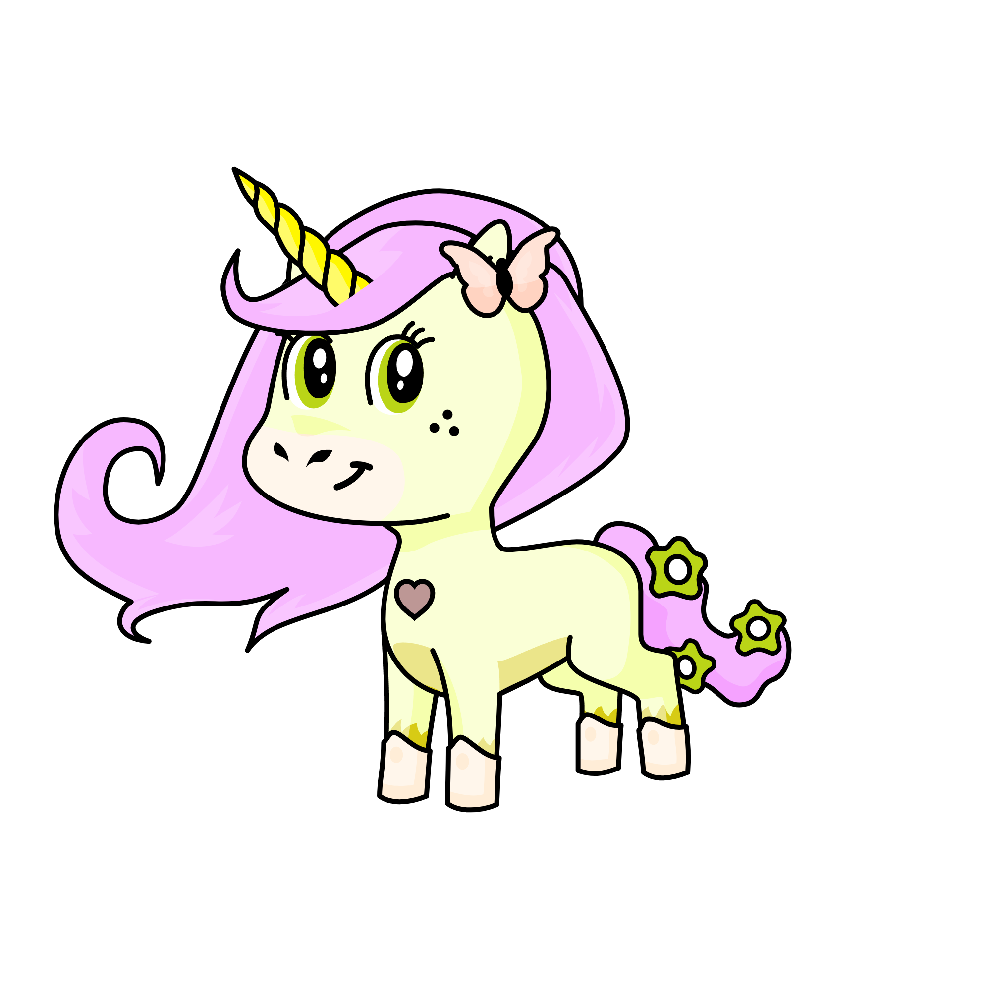 Fluttershy, the unicorn