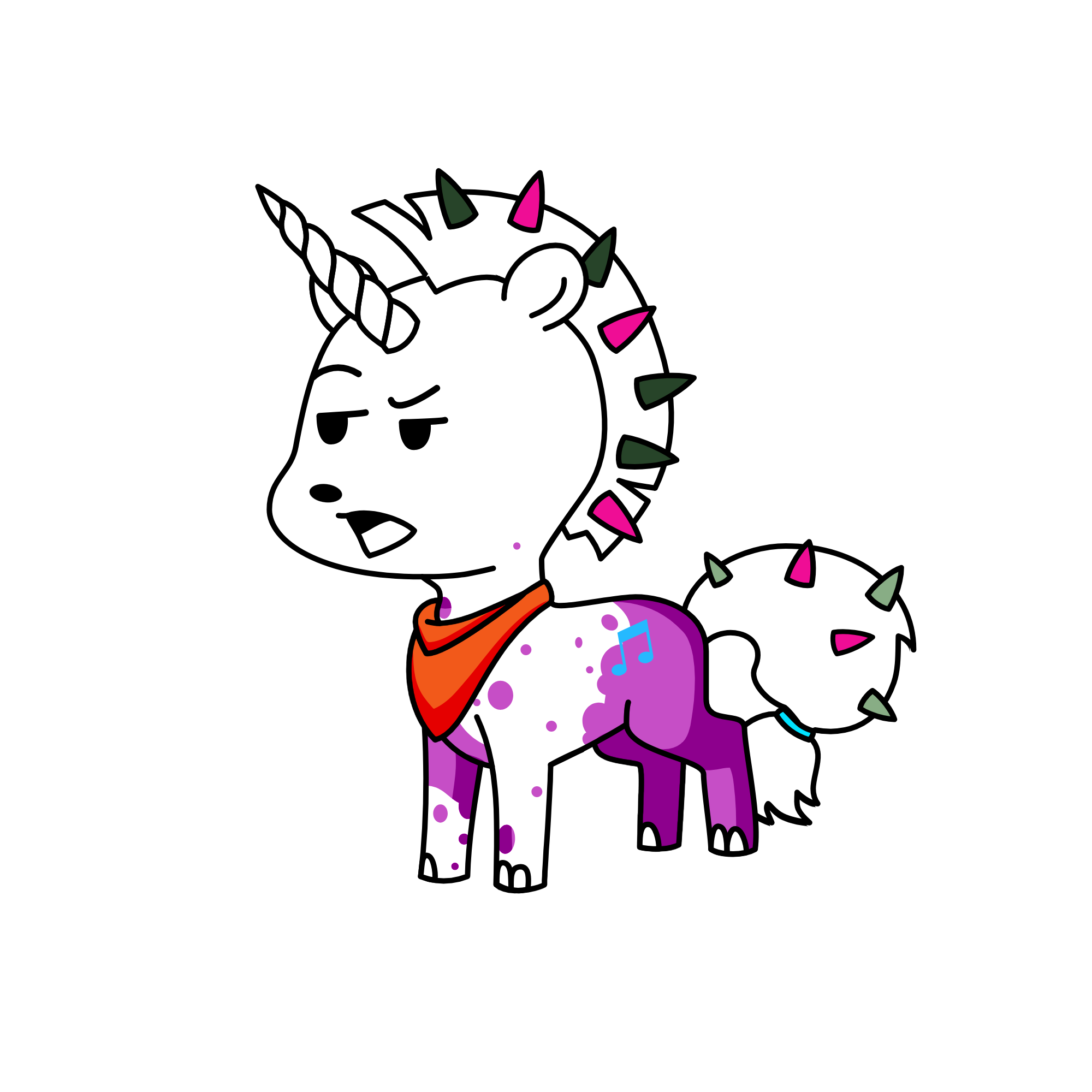 Perry, the unicorn