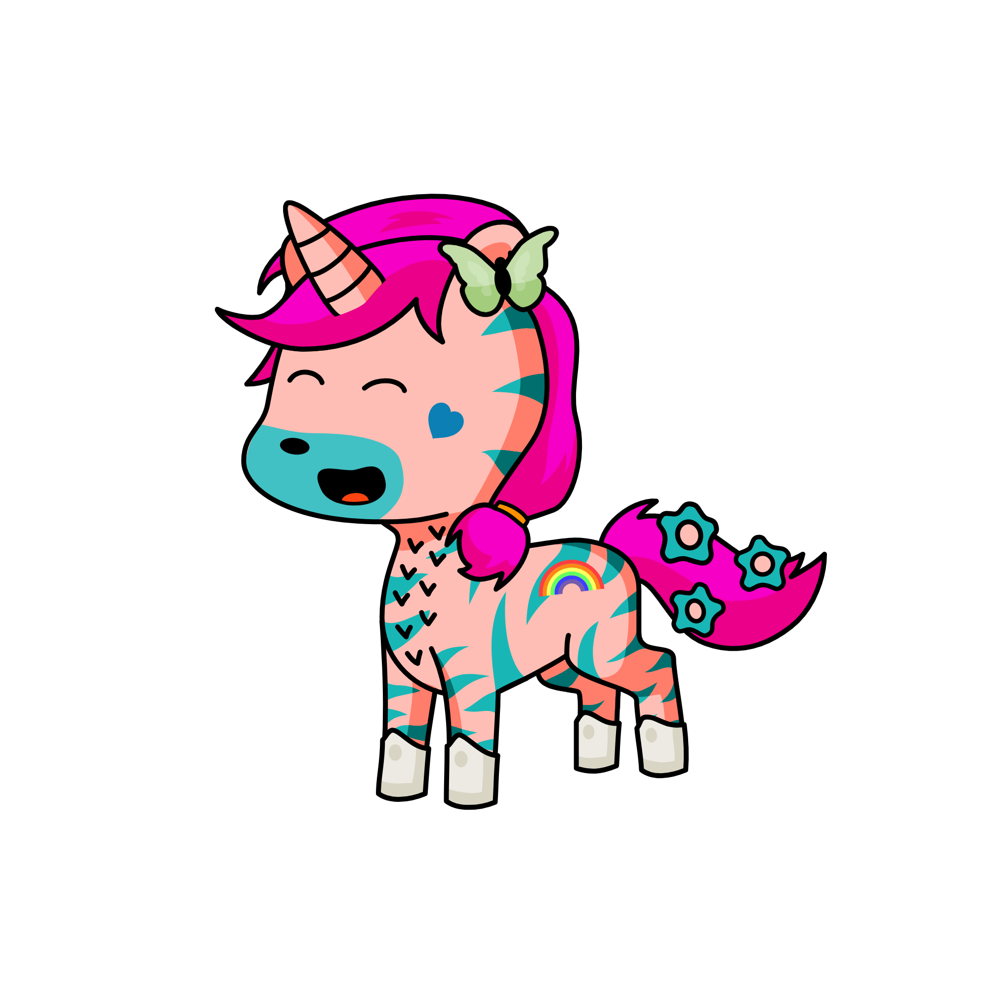 🍉, the unicorn