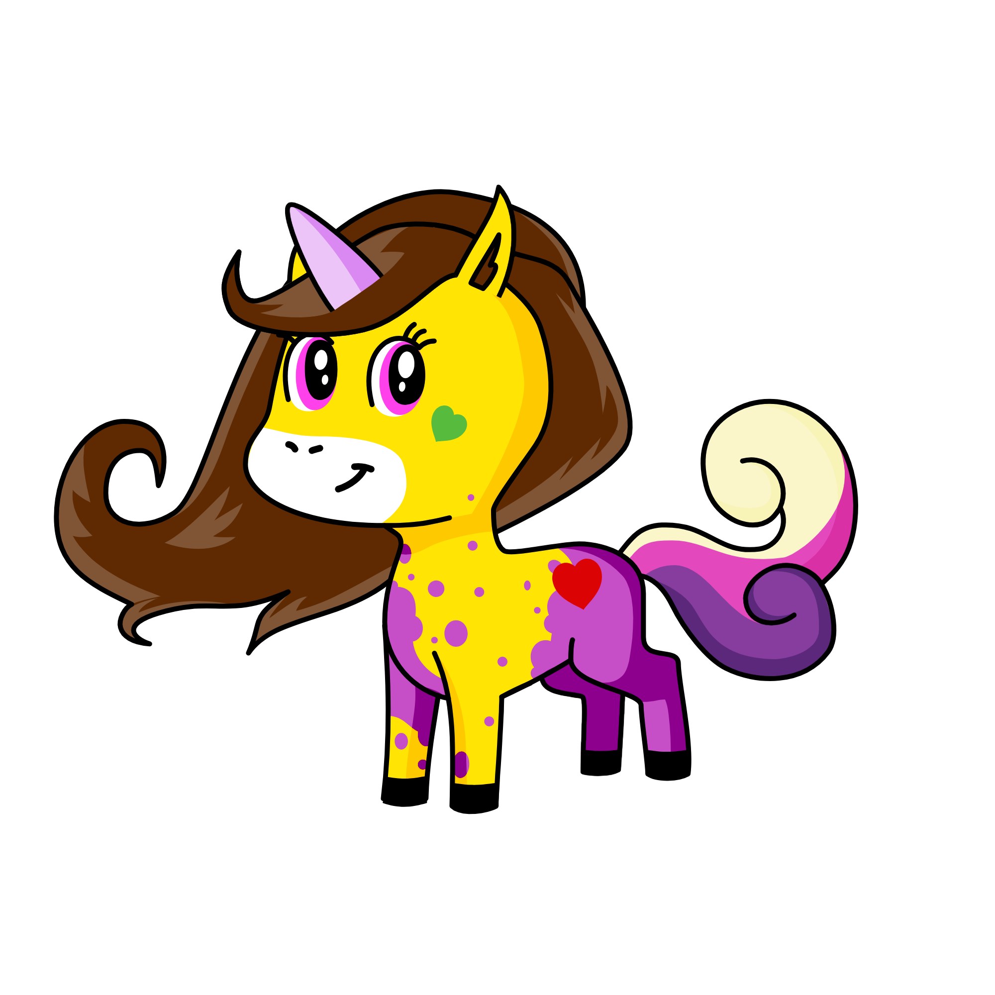 Pea, the unicorn