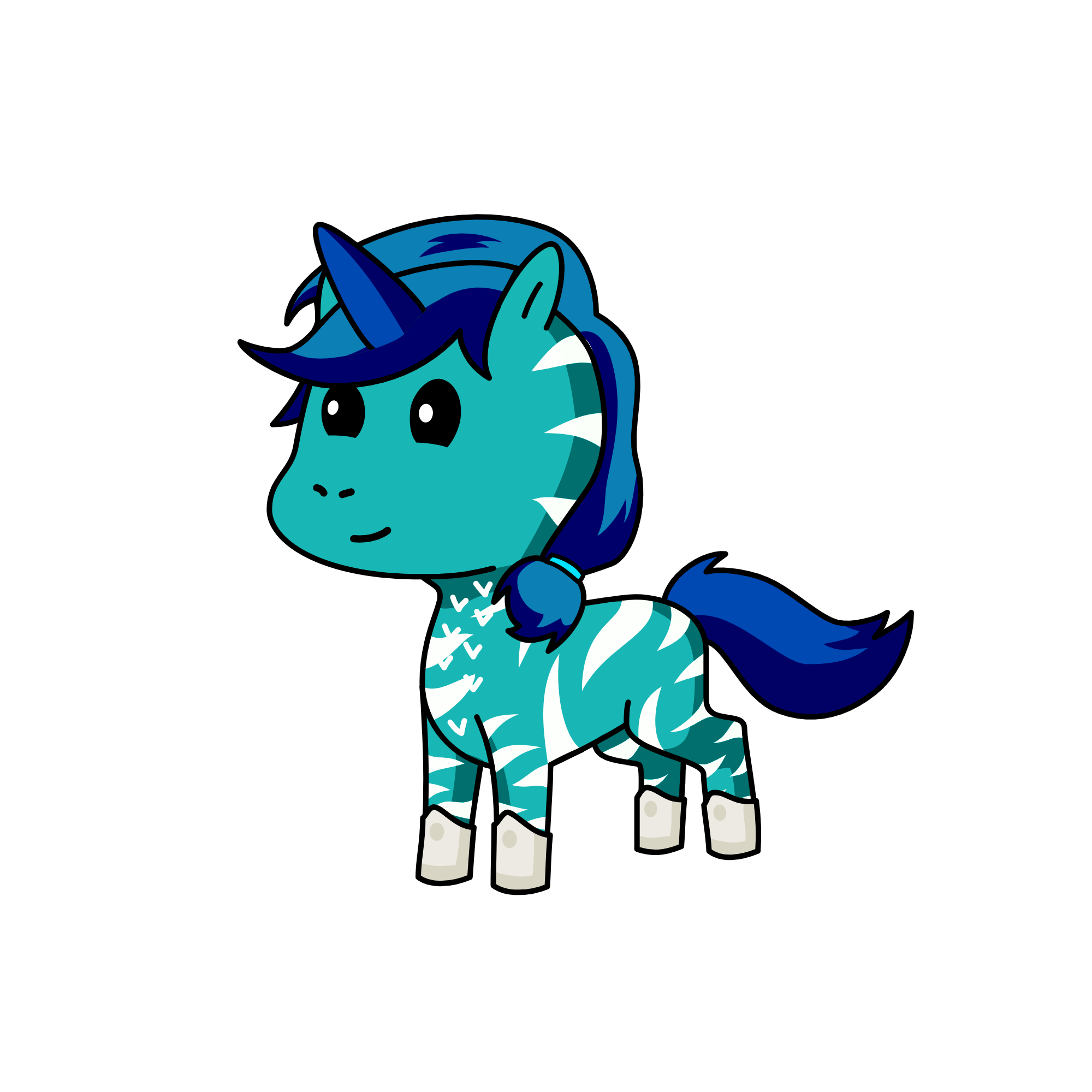 Skelly, the unicorn