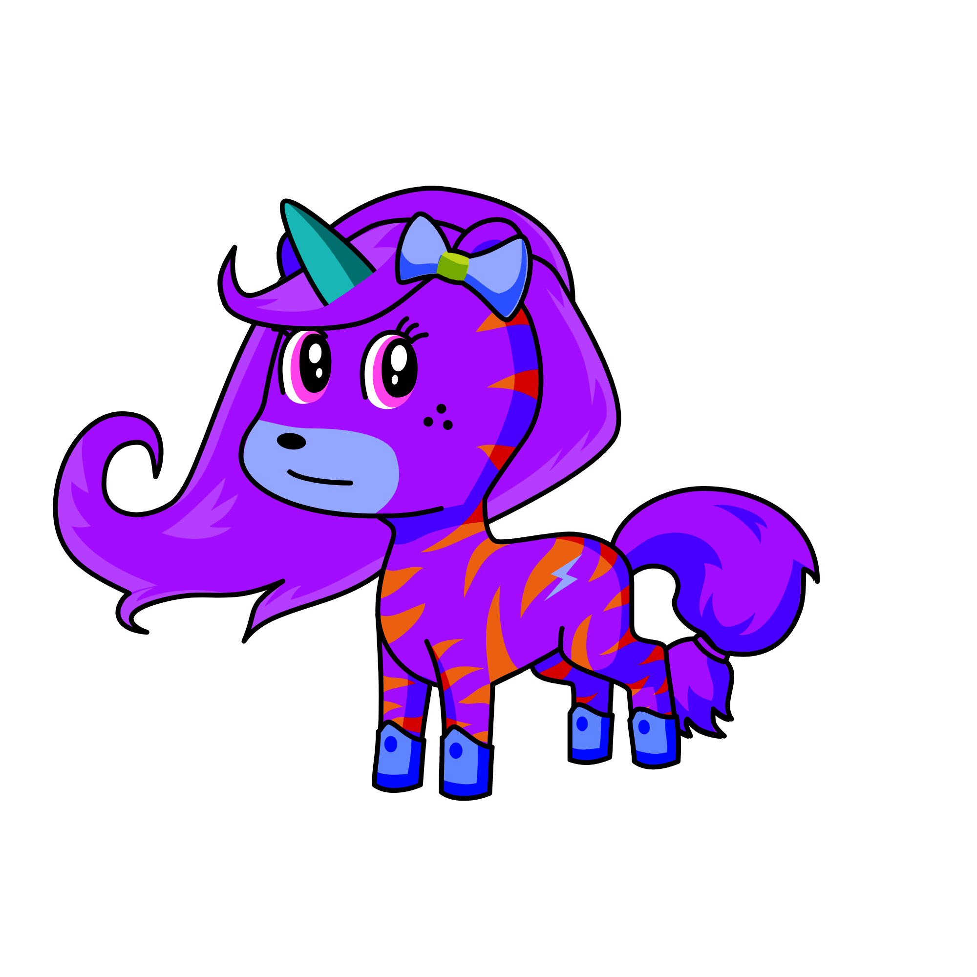 perrrple, the unicorn