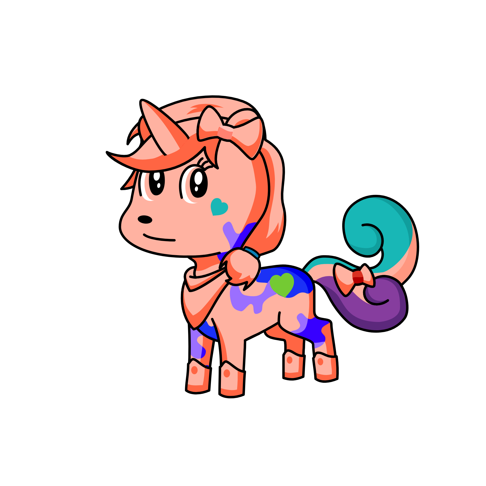 Fuzzy, the unicorn