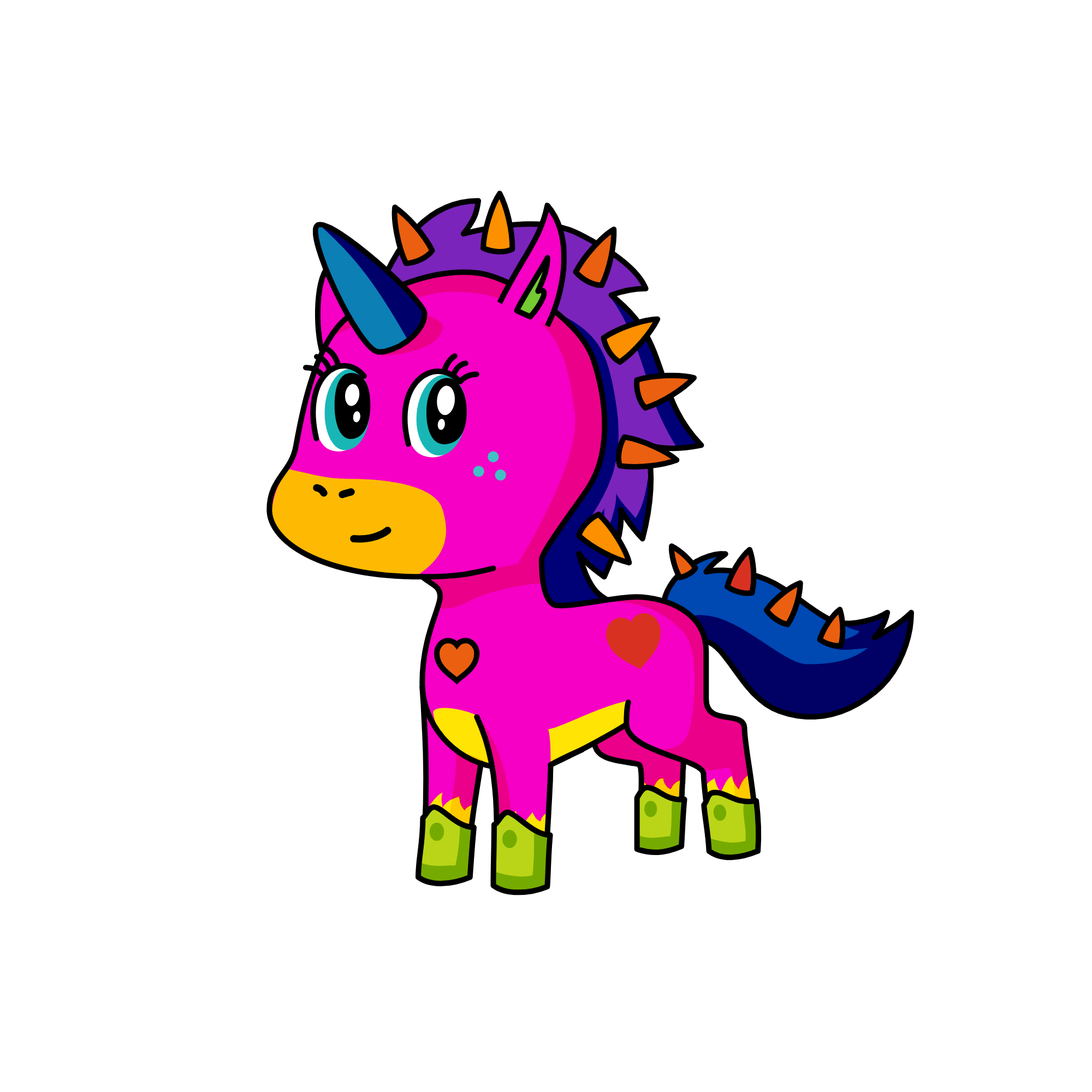 Weird, the unicorn