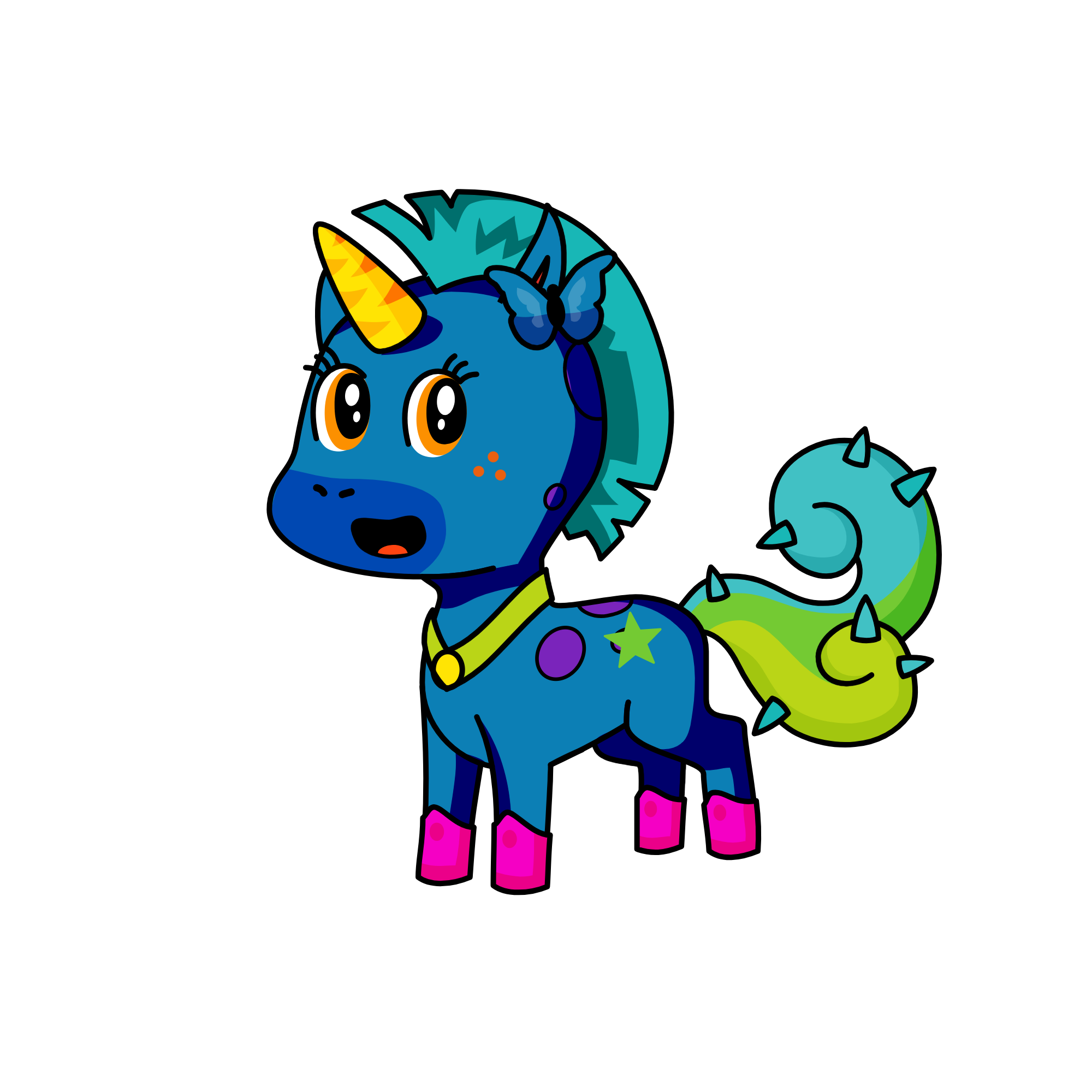 ~!@#$%^&*()_+, the unicorn