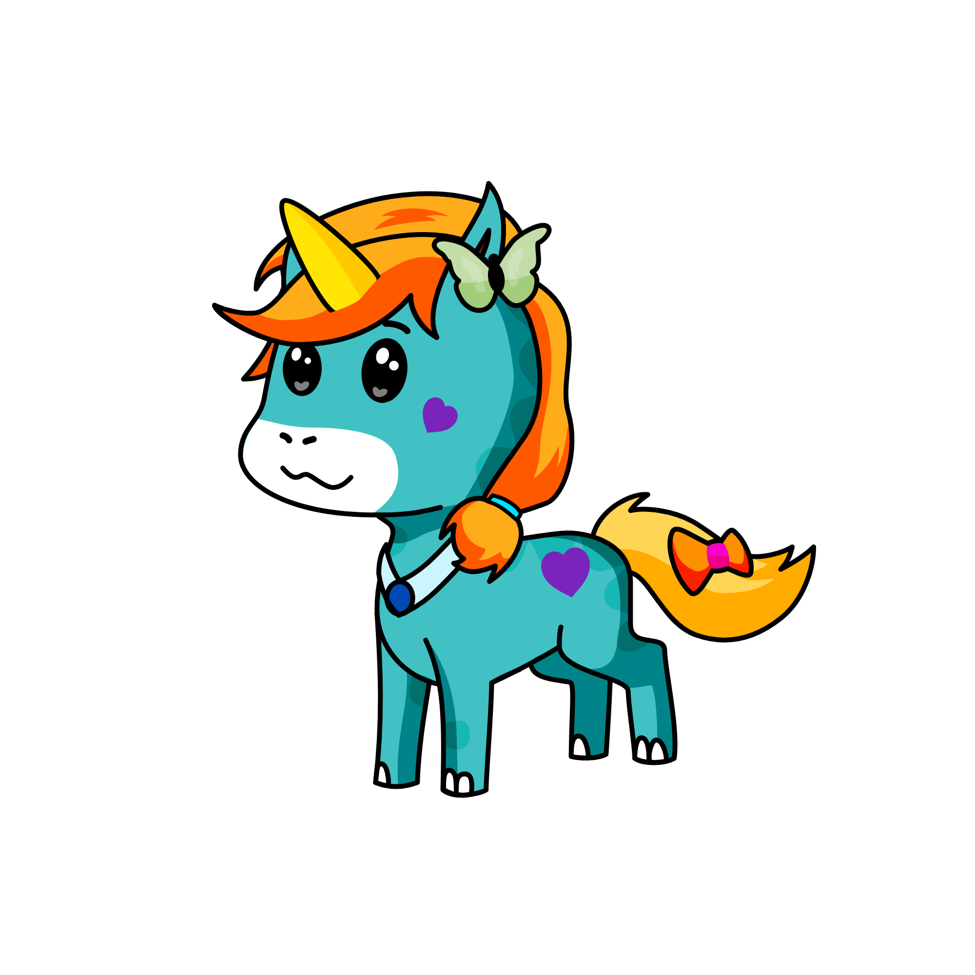 Pony, the unicorn