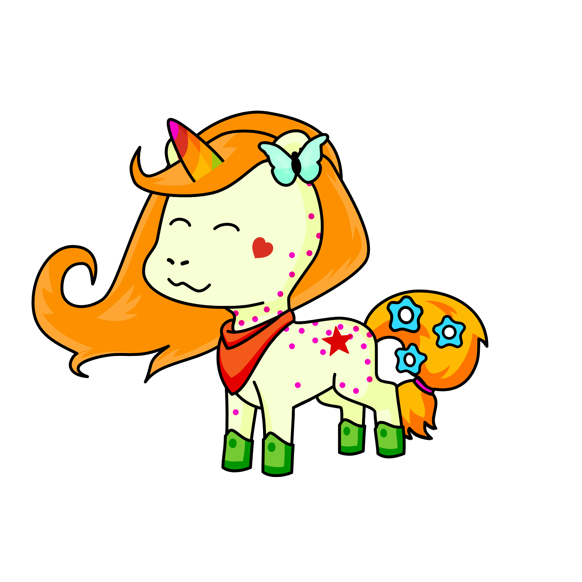 Loolo, the unicorn