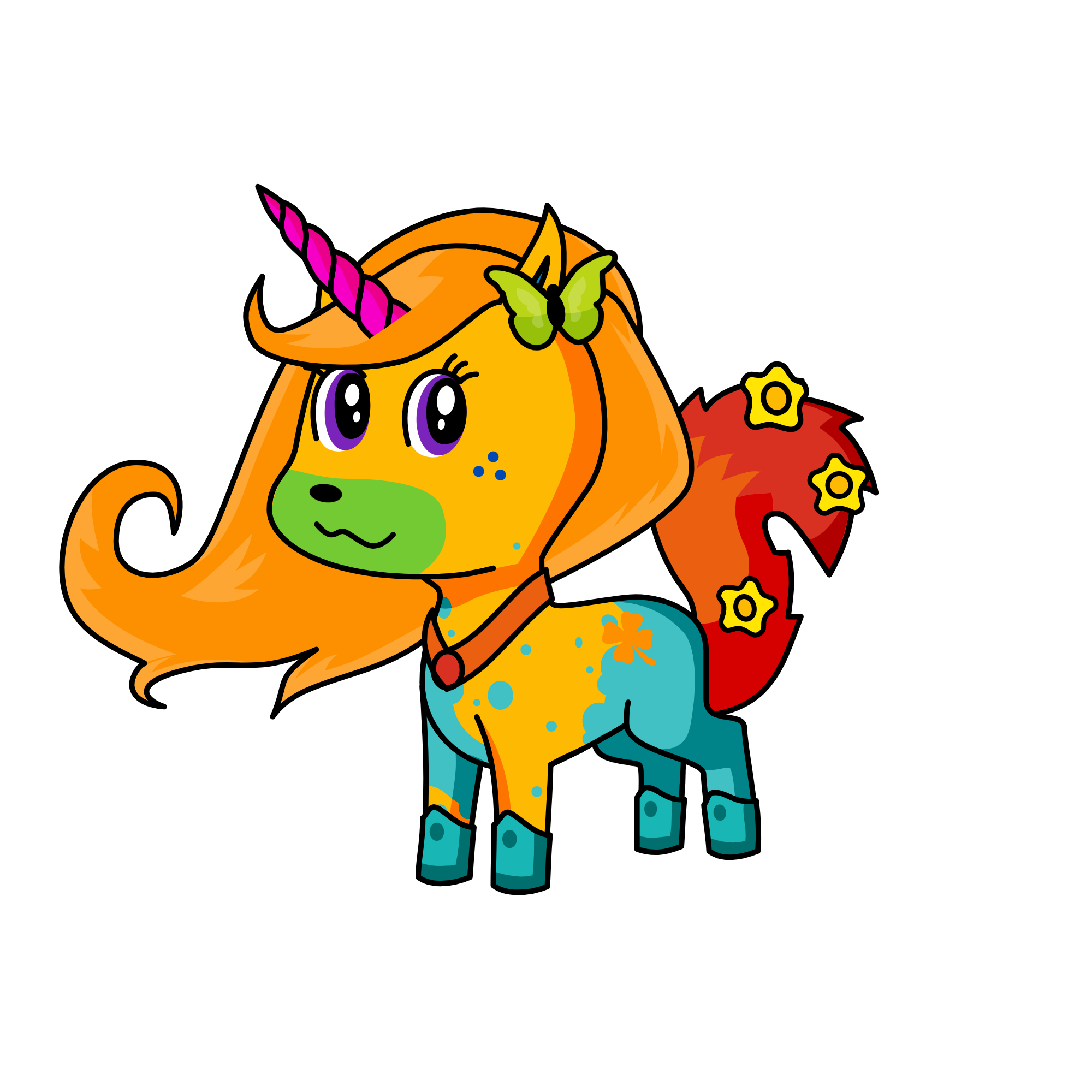 asdfghjkl;', the unicorn