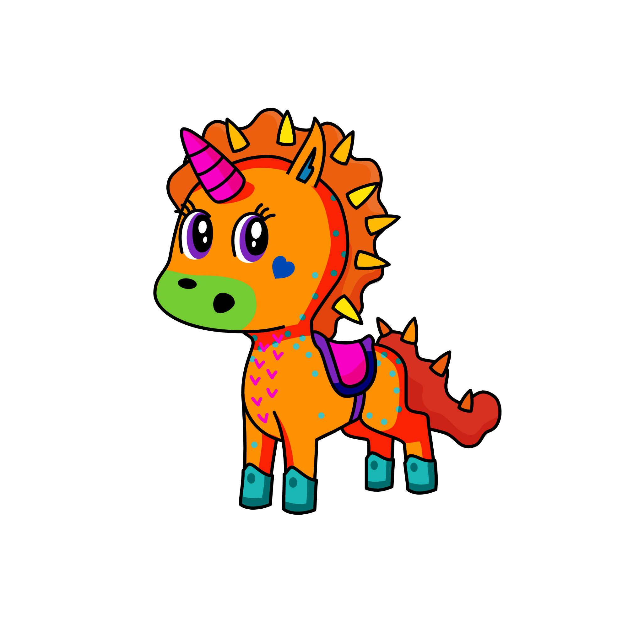 zxcvbnm,./, the unicorn