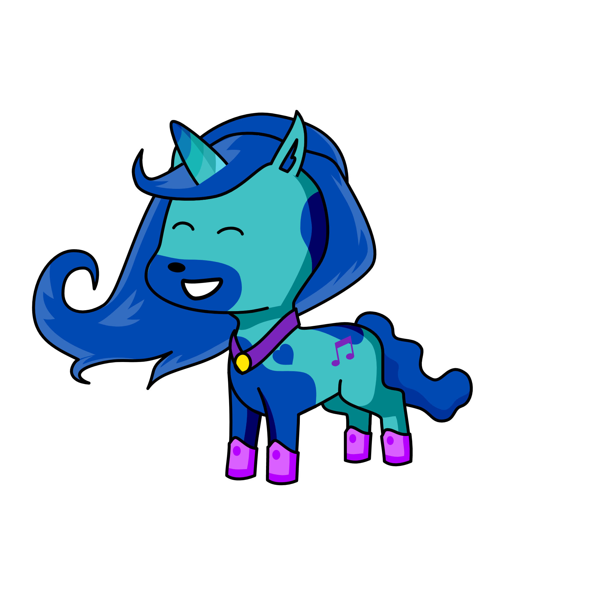 Milany, the unicorn
