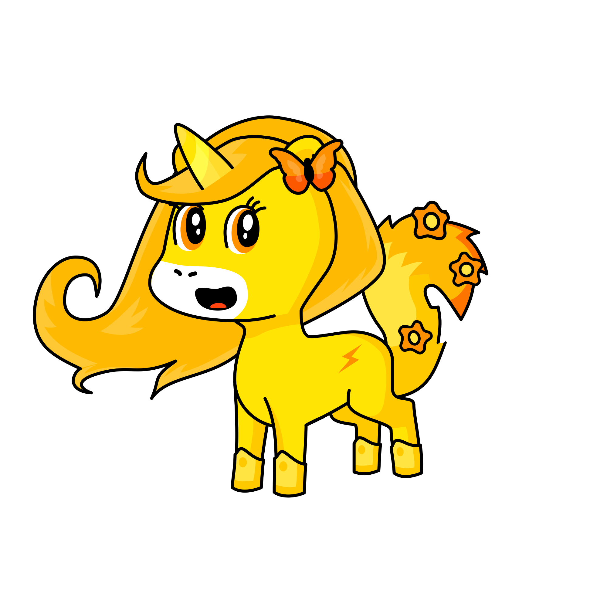 Emily, the unicorn
