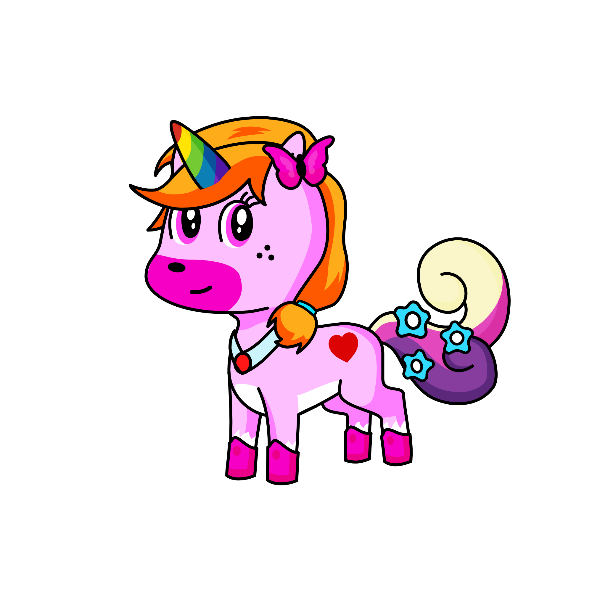 anna an else, the unicorn