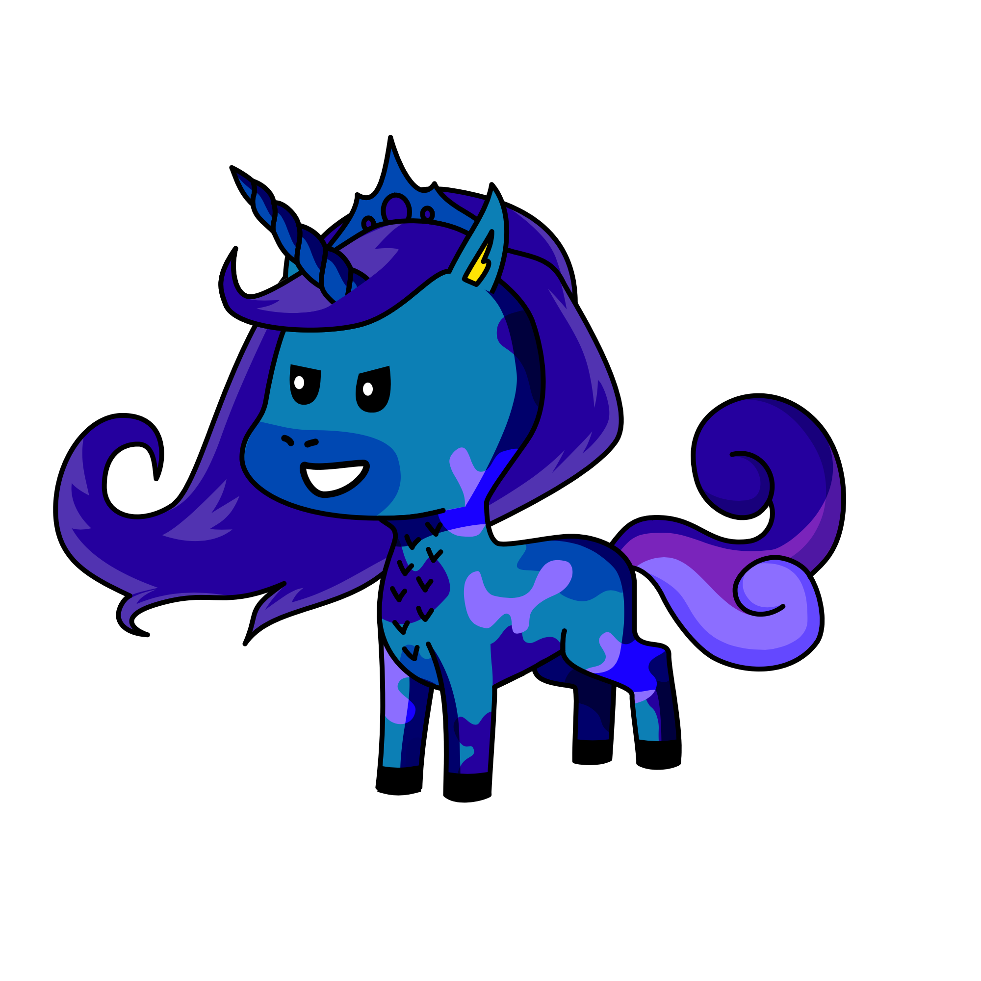 Luna, the unicorn