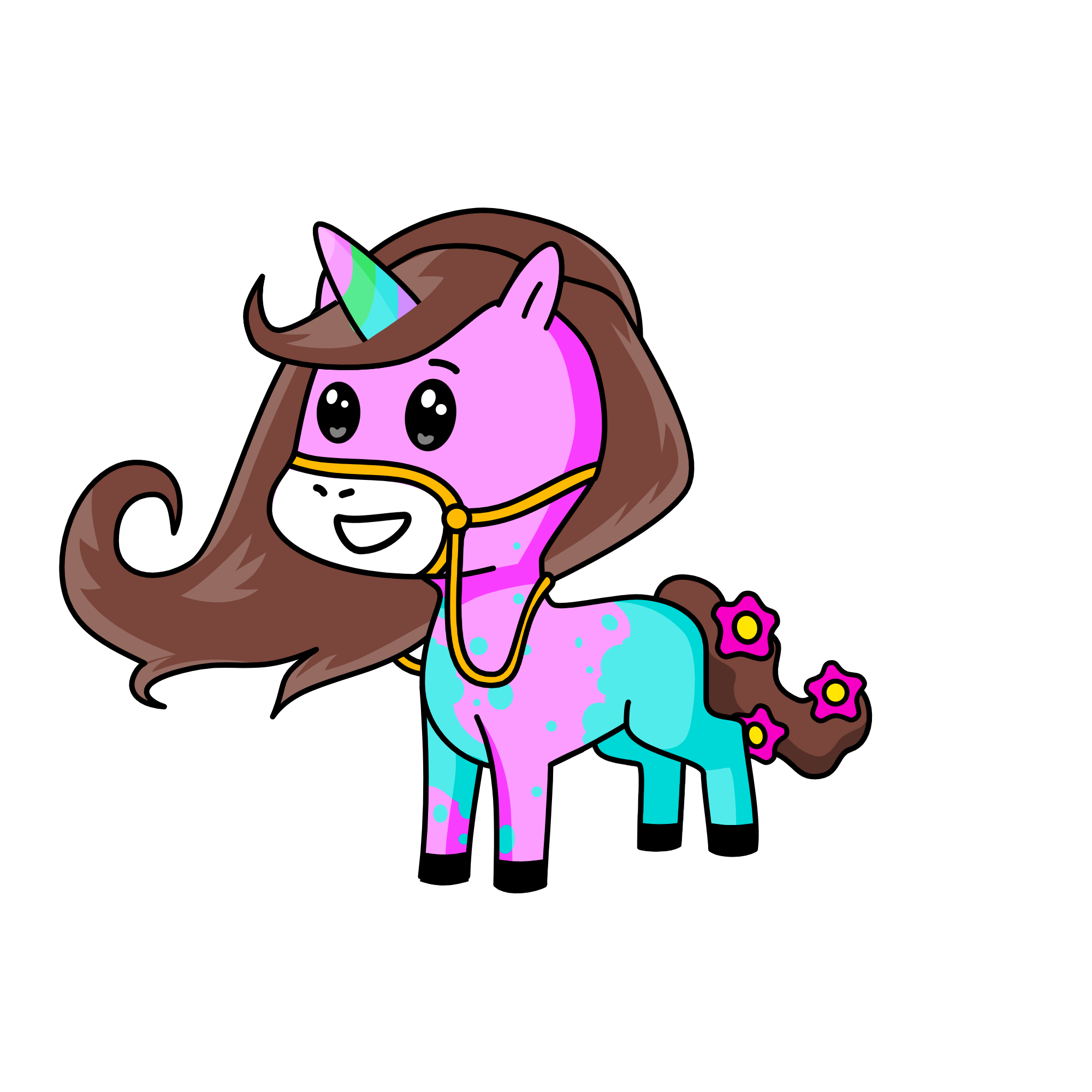 Fluff, the unicorn