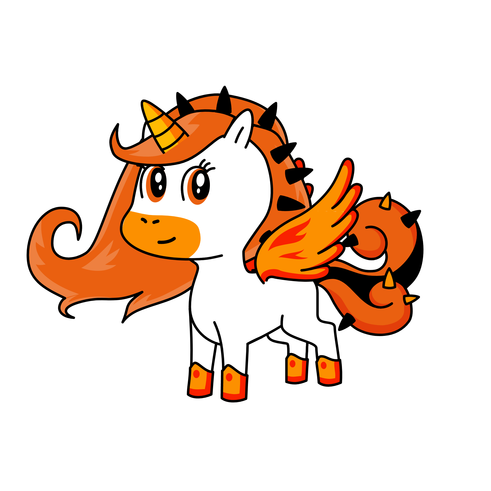 Natalie cornify halloween, the unicorn