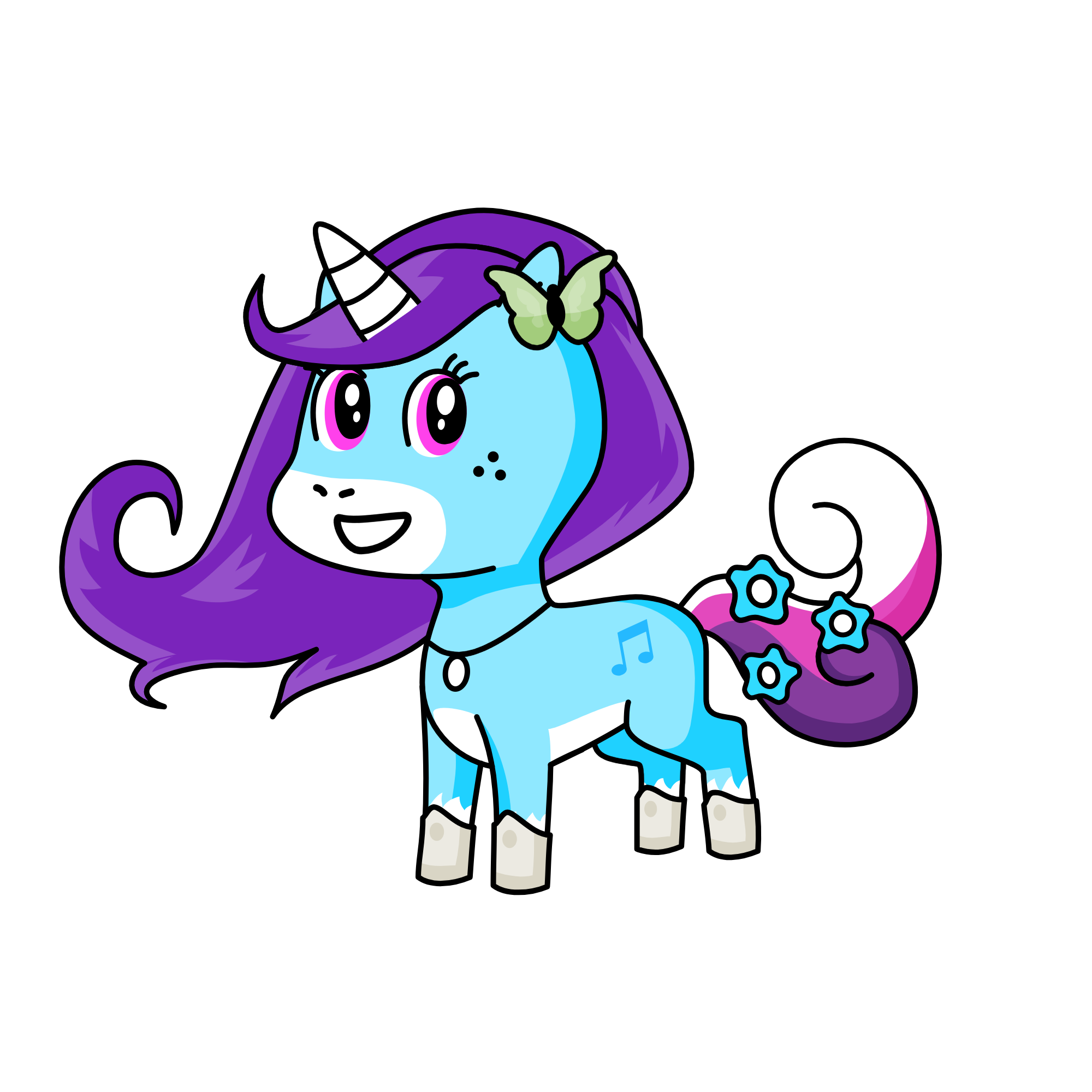 Isa, the unicorn