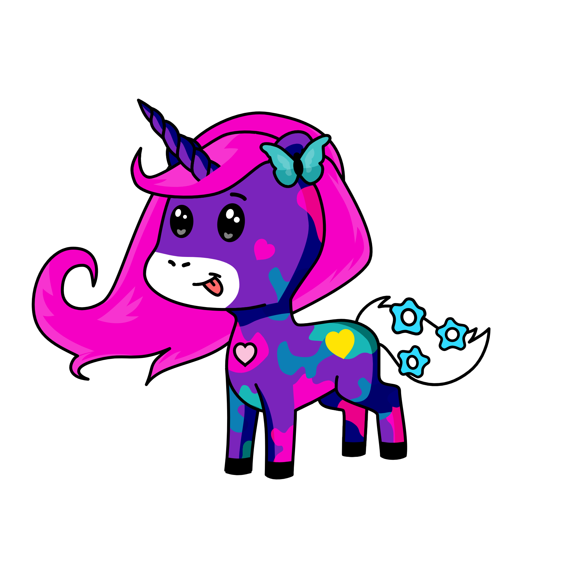 galaxy, the unicorn