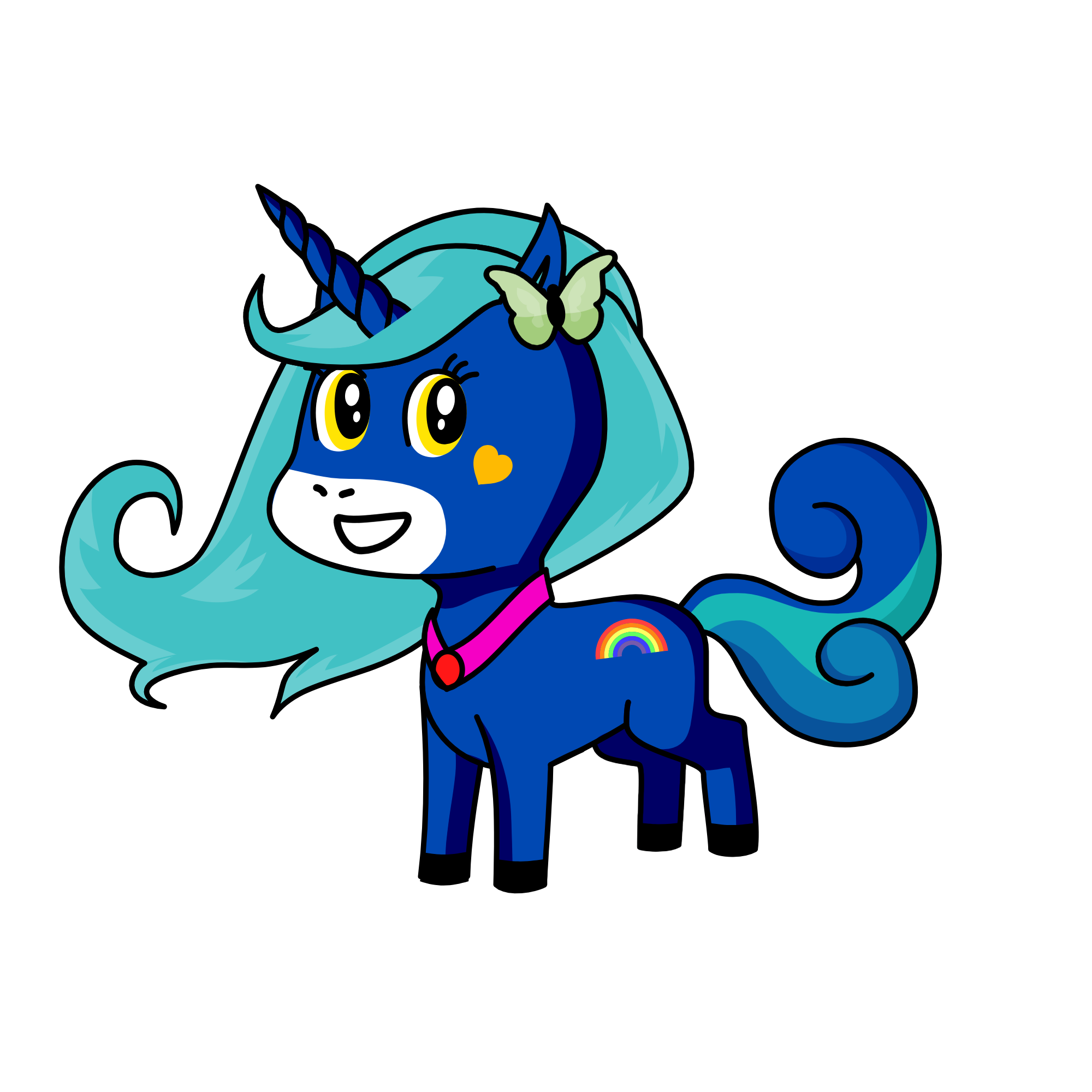 Dark, the unicorn
