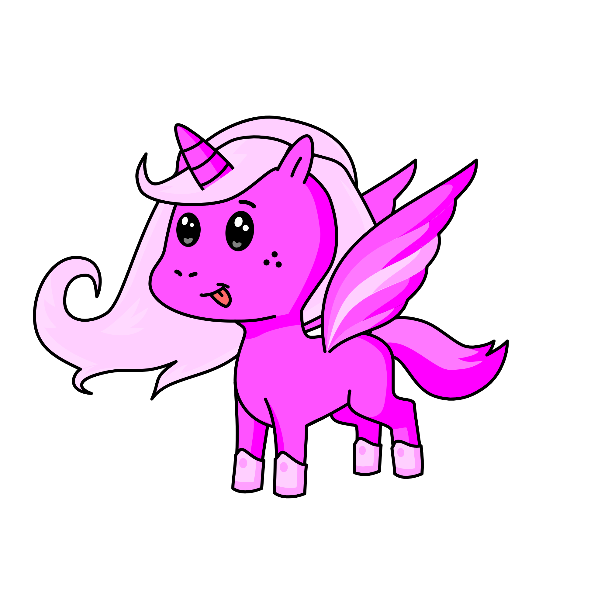 pinky, the unicorn