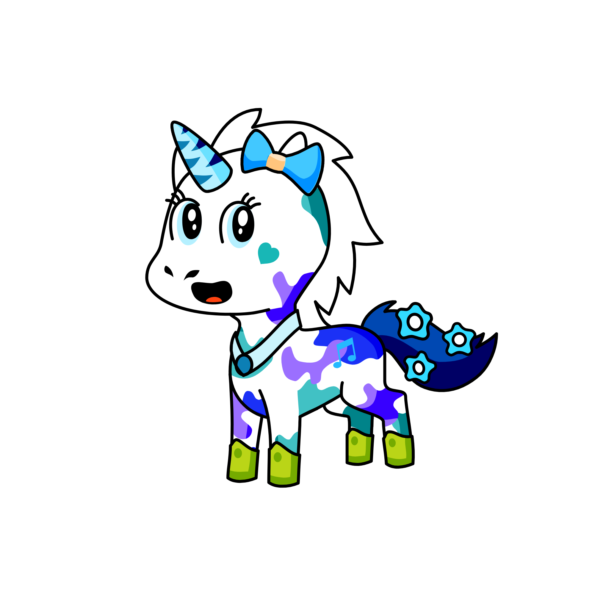 123, the unicorn