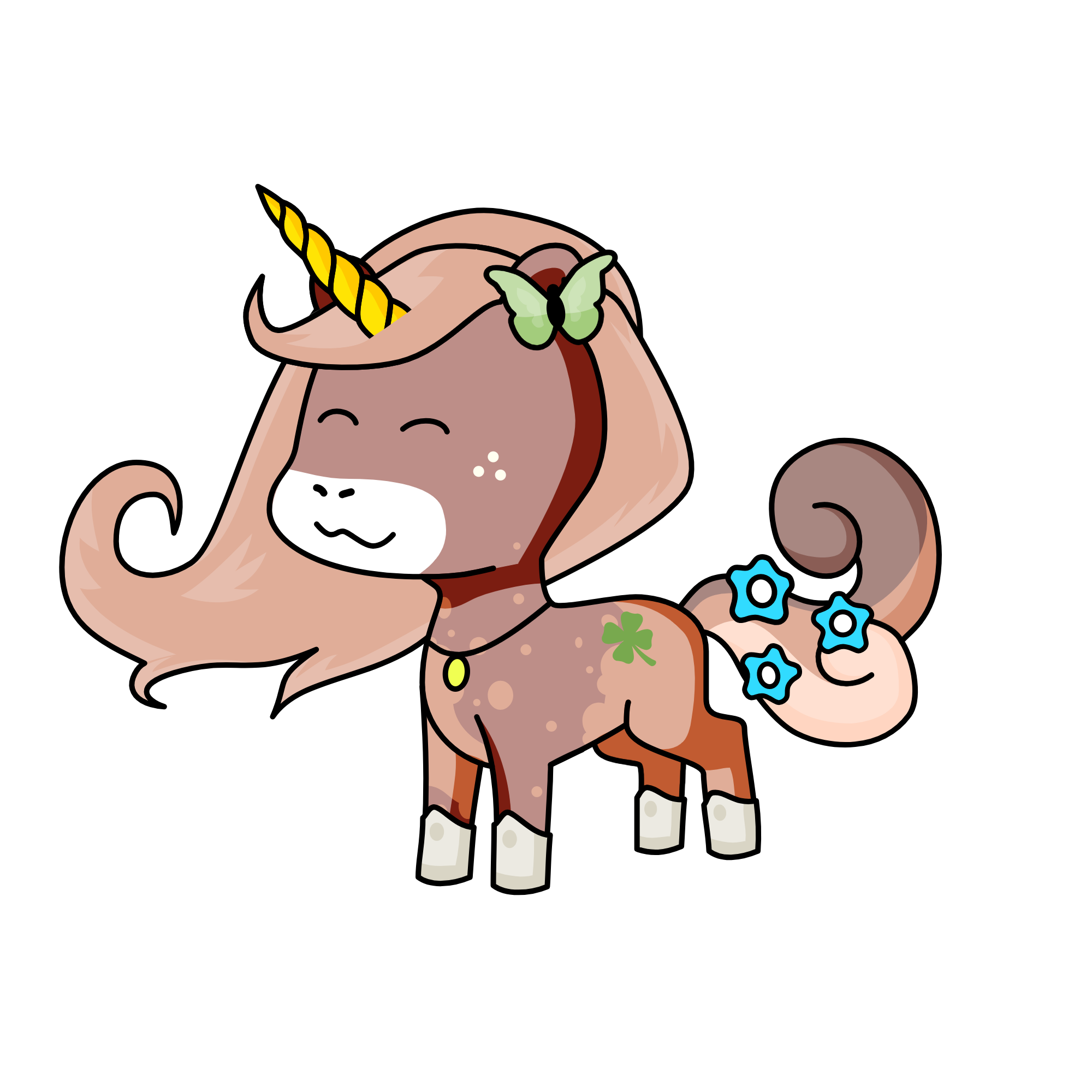 Mocha, the unicorn