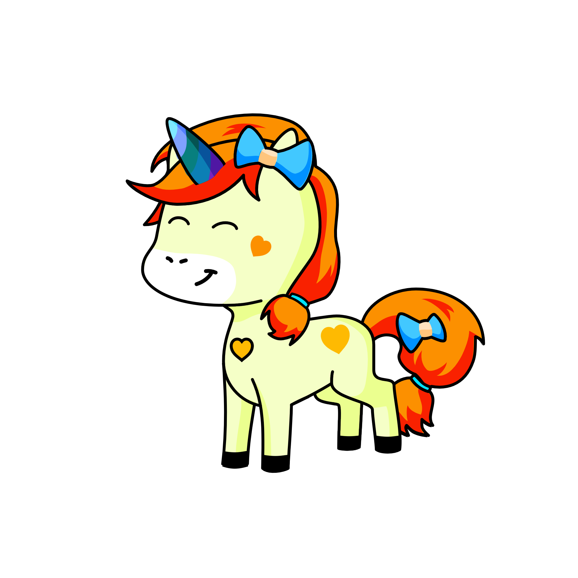 Candy, the unicorn