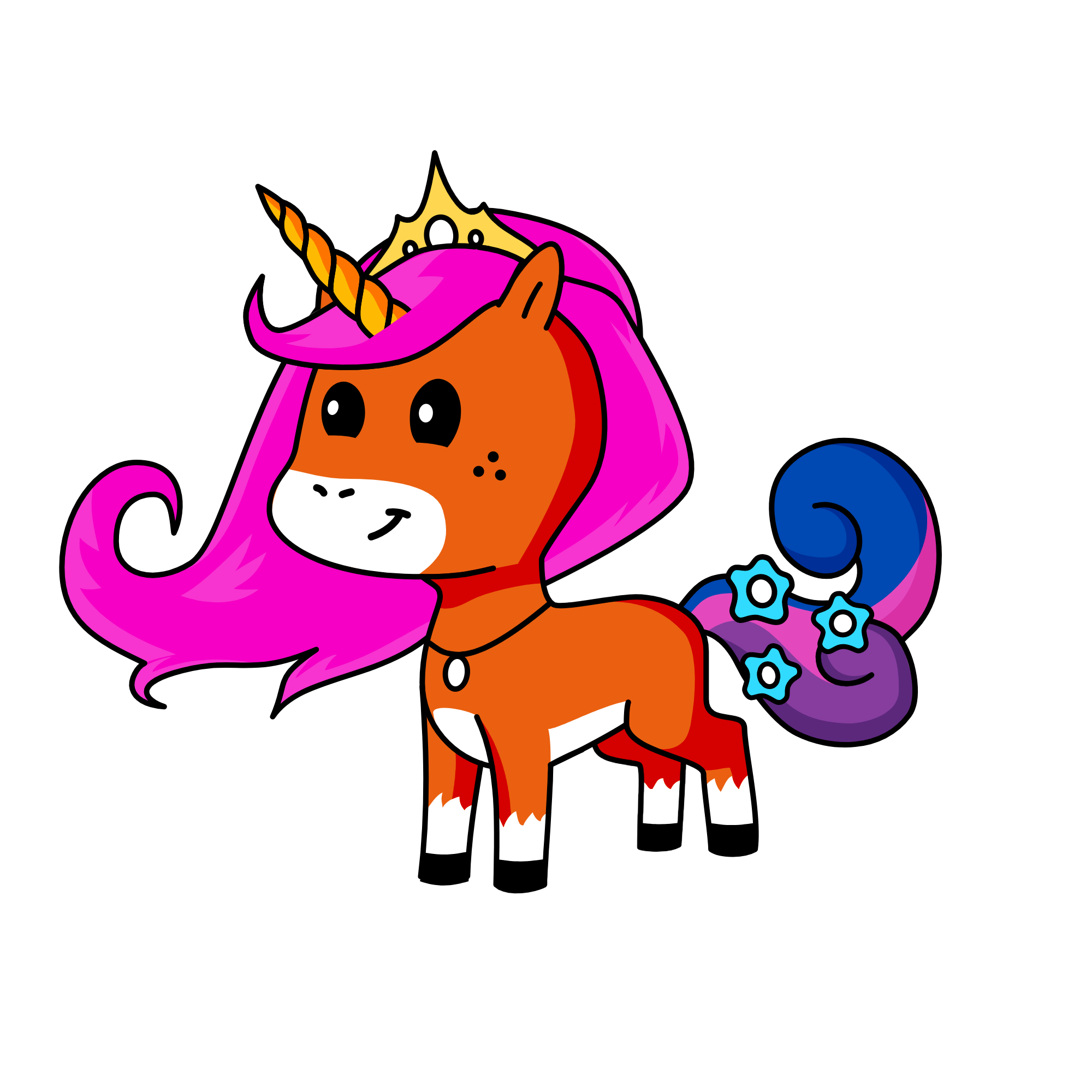 rose, the unicorn