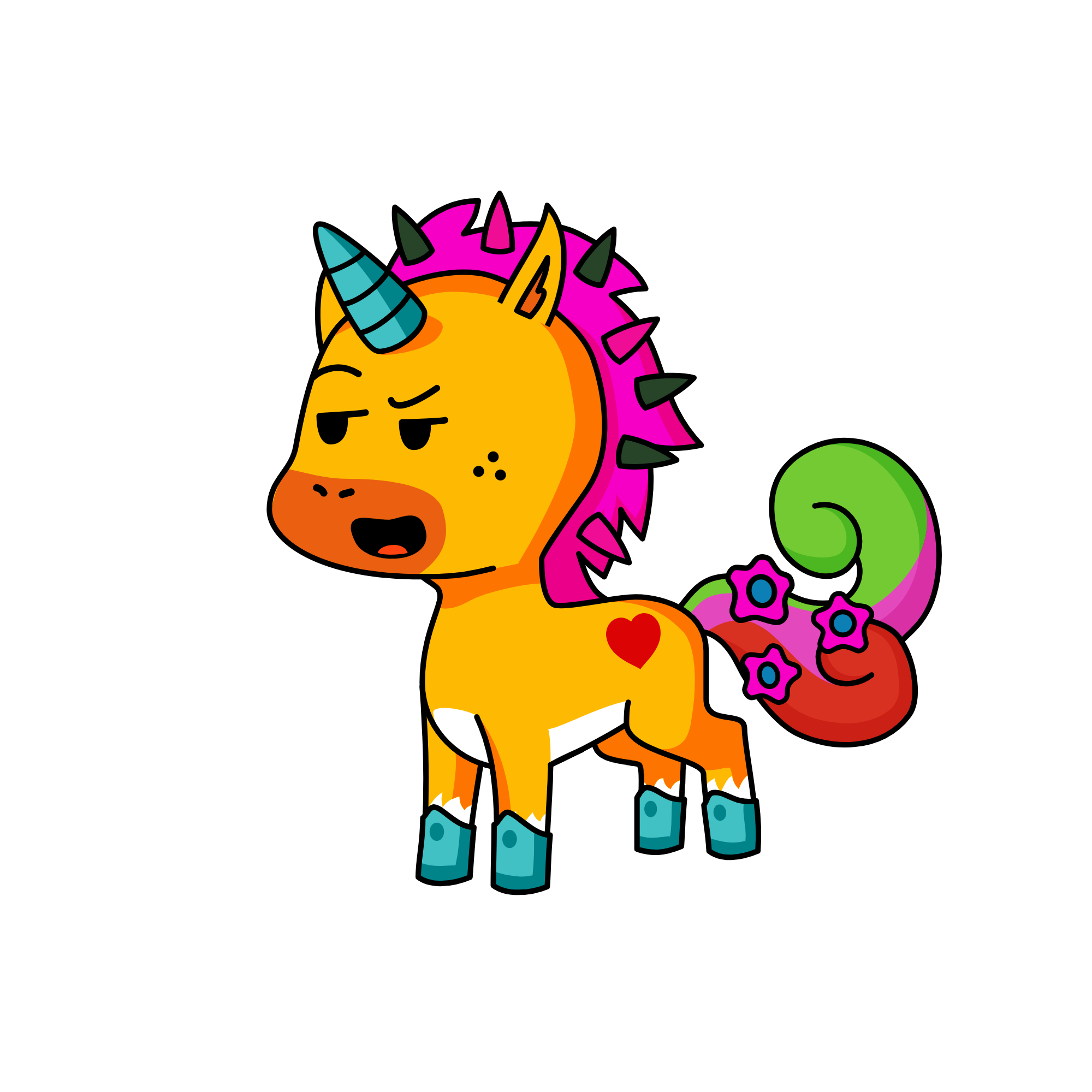 bhfffdggf, the unicorn